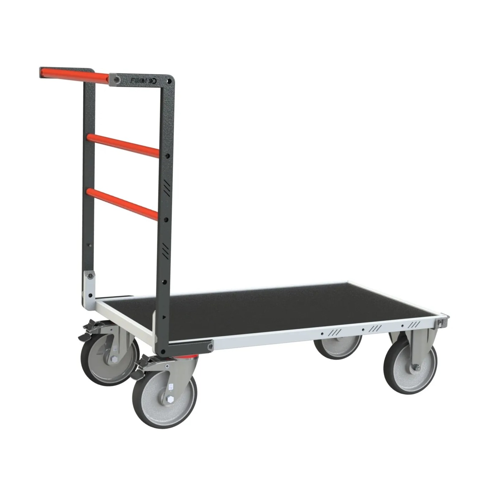 Chariot dossier fixe plateau bois médium + caoutchouc 1000x600 mm,600 kg - FIMM - 806722450