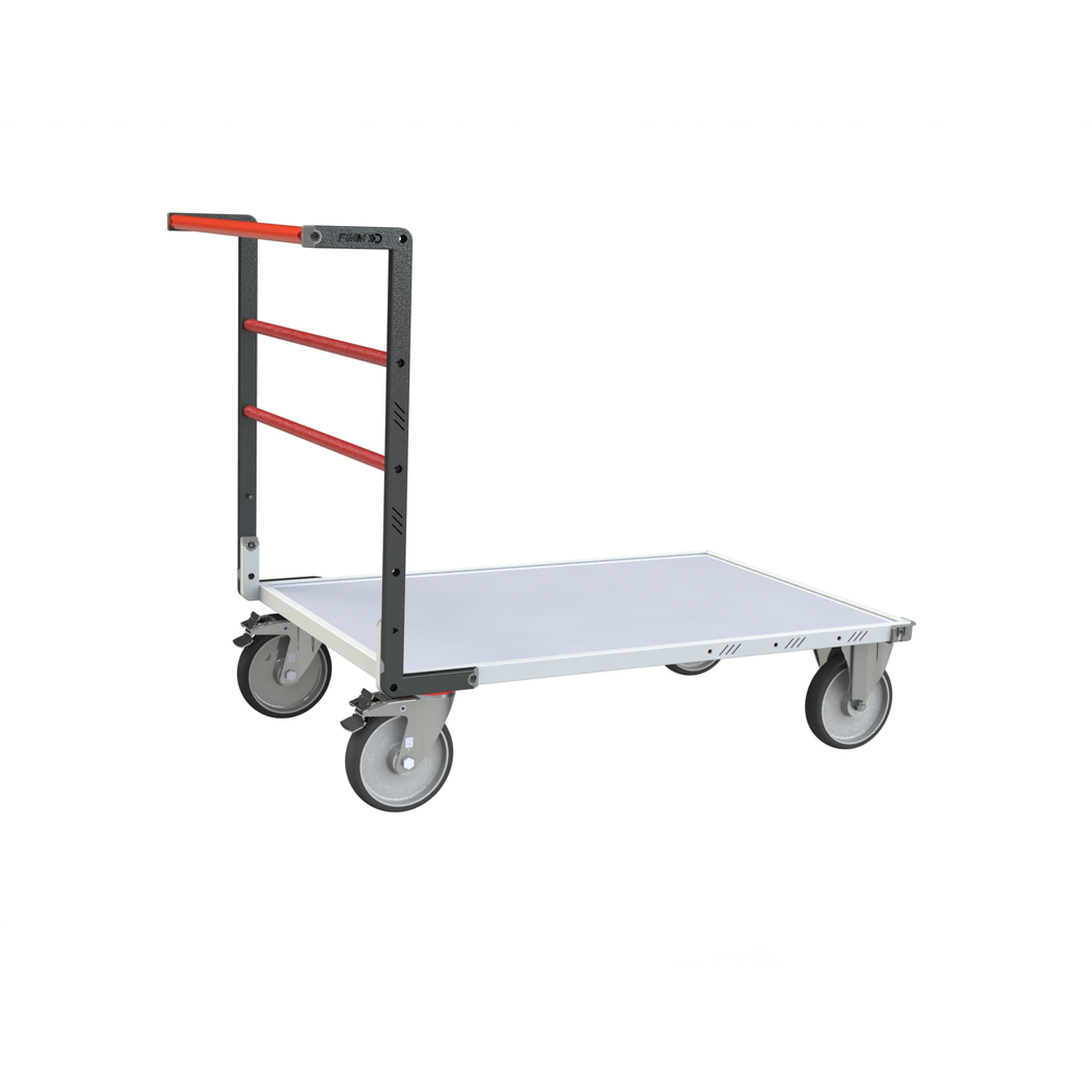 Chariot dossier fixe plateau bois mélaminé 1200x800 mm 600 kg - FIMM - 806723150