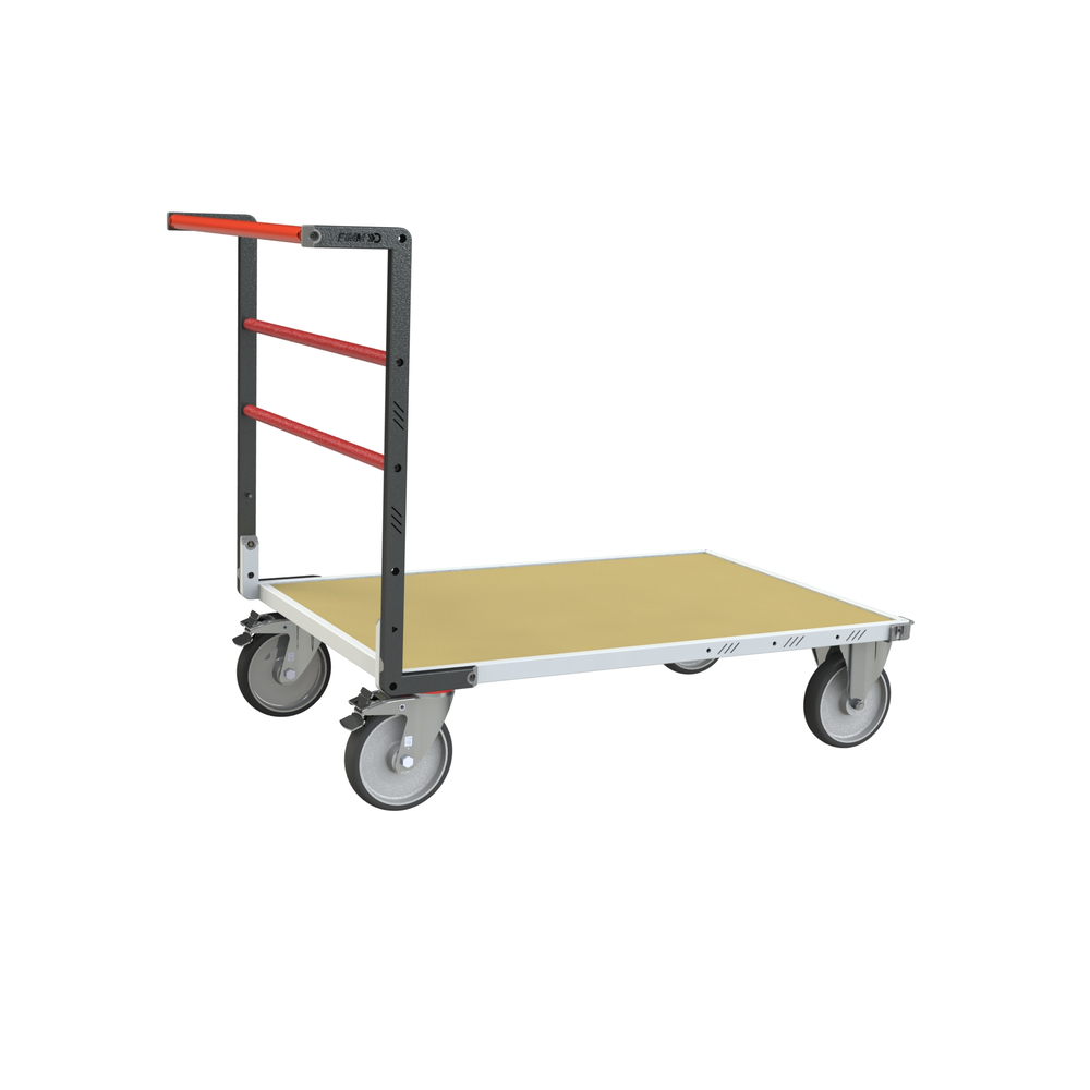 Chariot dossier fixe plateau bois médium 1200x800 mm 600 kg - FIMM - 806723250