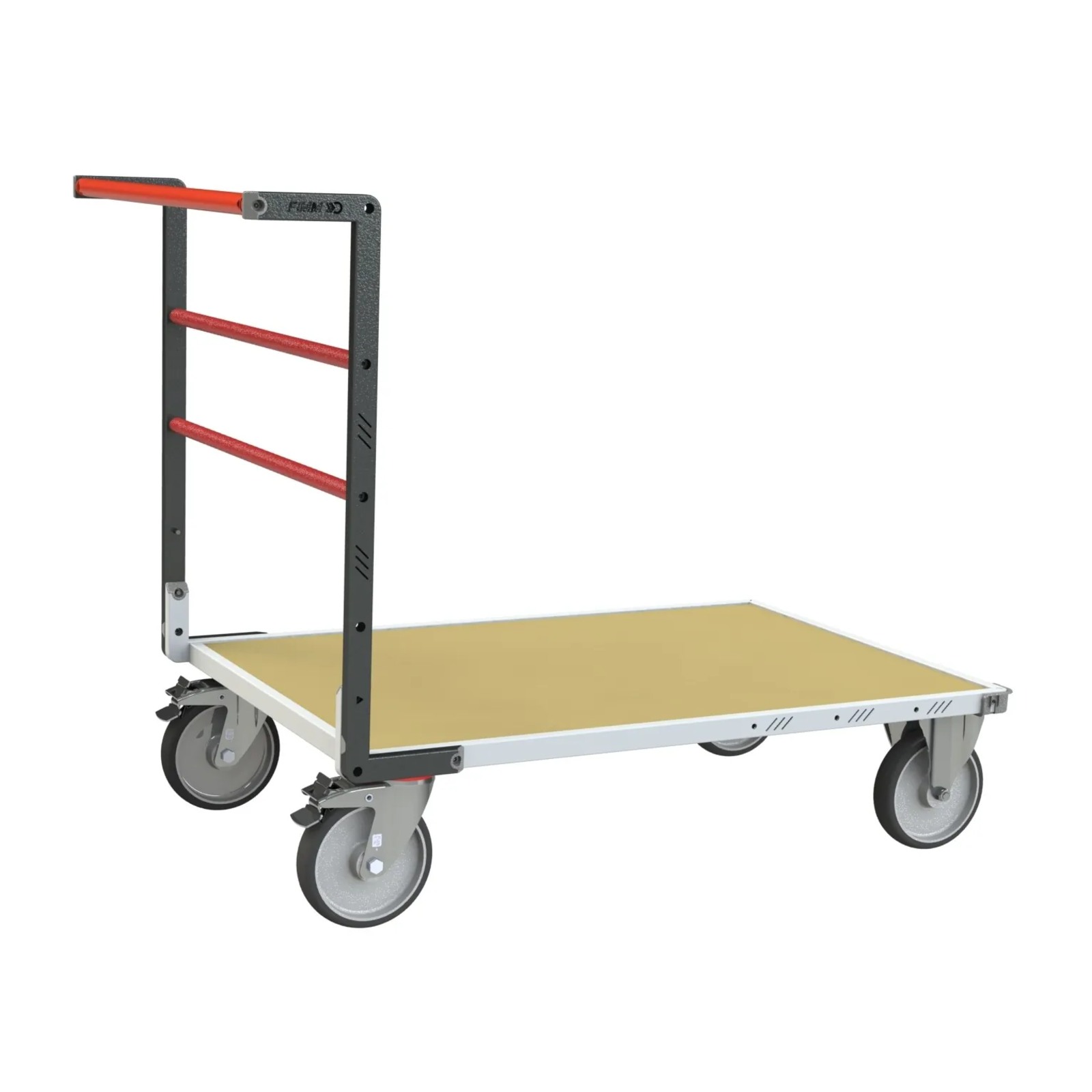 Chariot dossier fixe plateau bois médium 1200x800 mm 600 kg - FIMM - 806723250