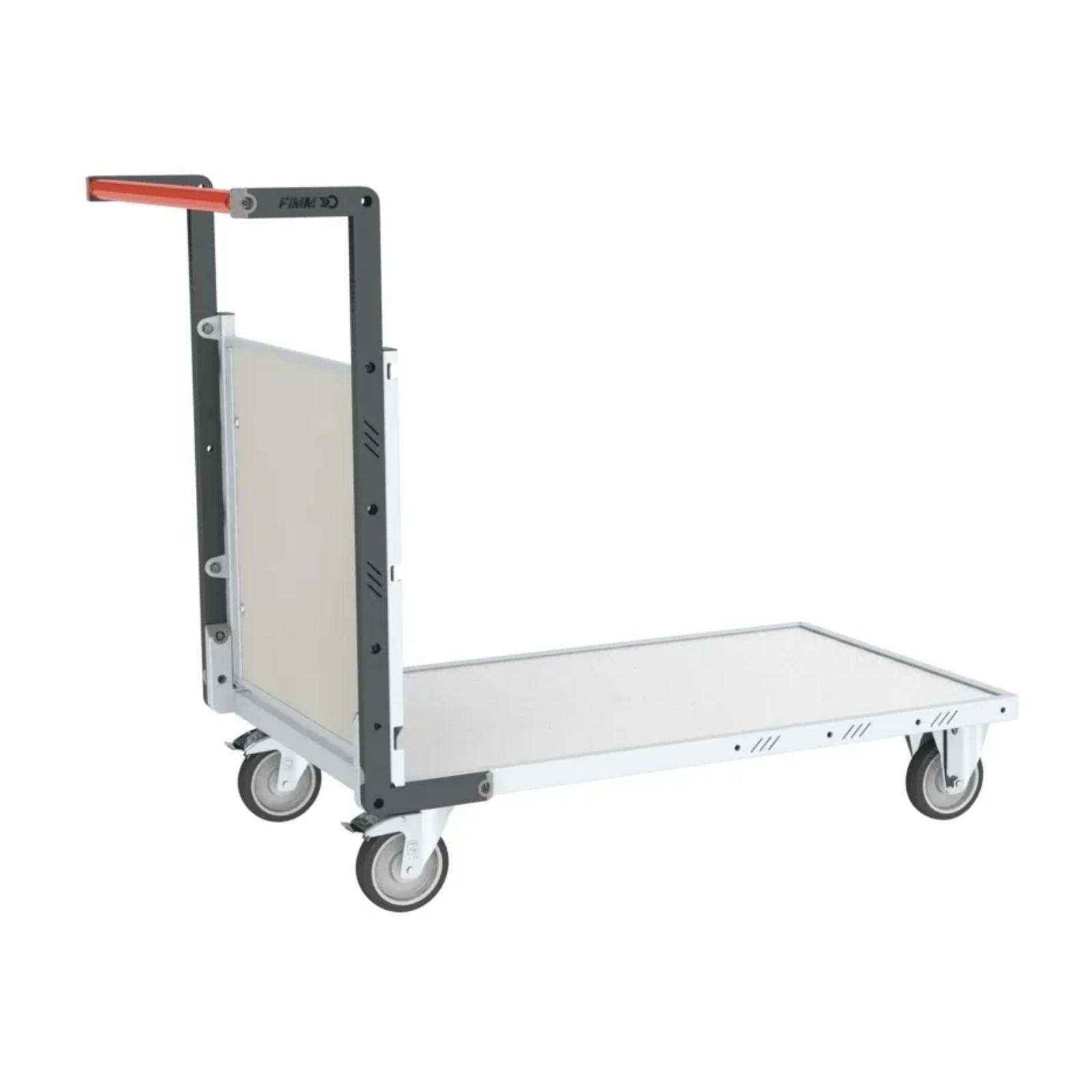 Chariot modulaire dossier plateau bois 850x500 mm 250 kg - FIMM - 806724171