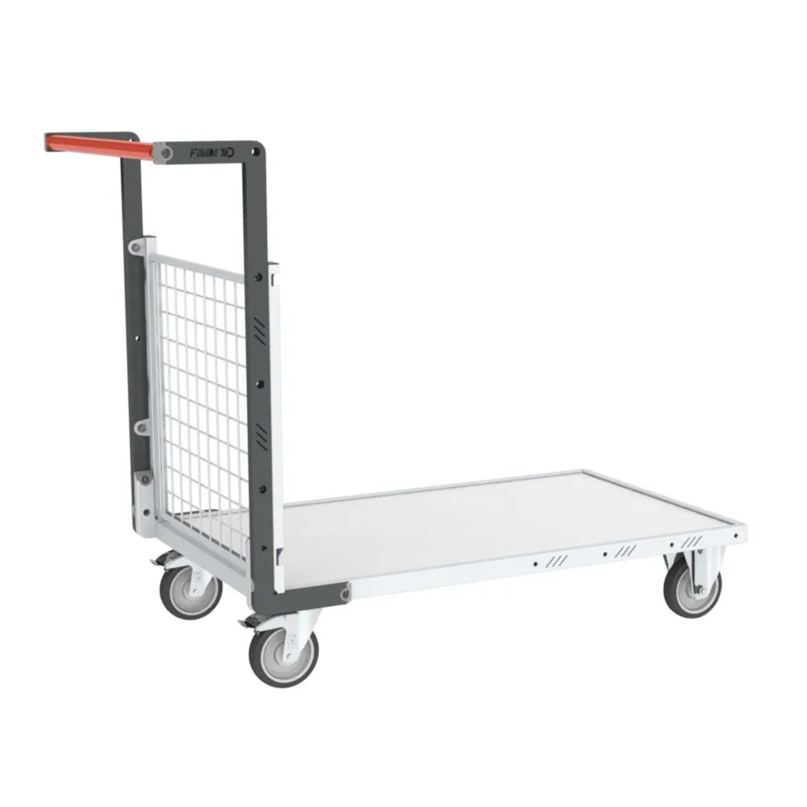 Chariot modulaire grillagé 1 dossier plateau bois 1000x600 mm 250 kg - FIMM - 806724241