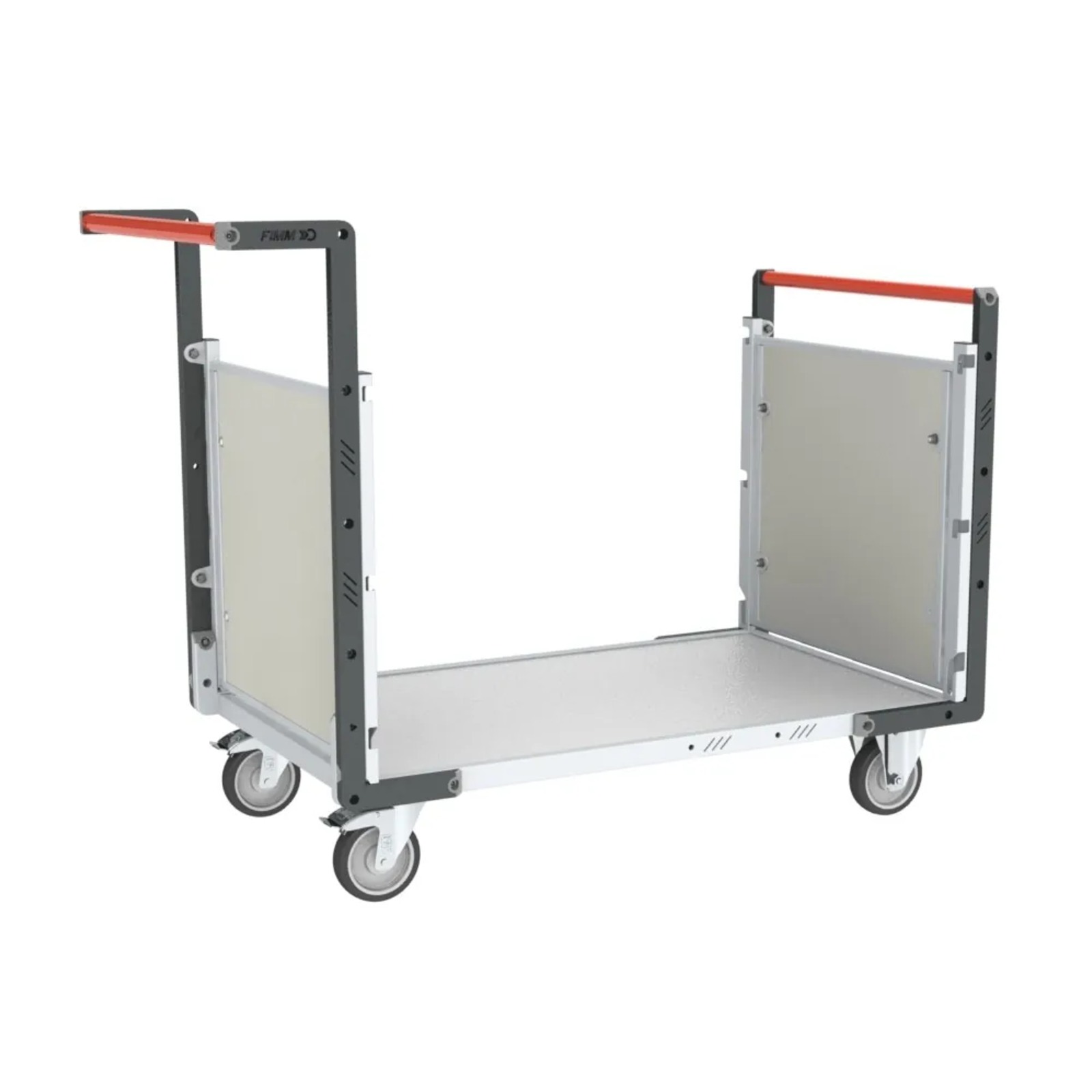Chariot modulaire alvéolaire 2 dossiers avec plateau 1000x600 mm 250 kg - FIMM - 806724272