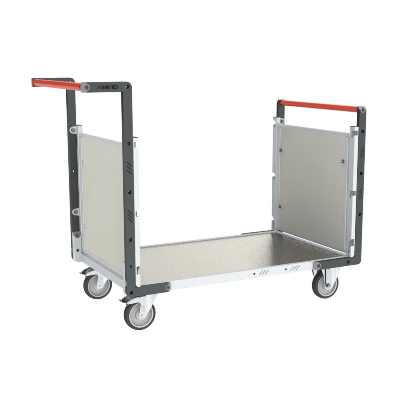 Chariot avec plaque alvéolaire 2 dossiers et plateau 1000x600 mm 250 kg - FIMM - 806724282
