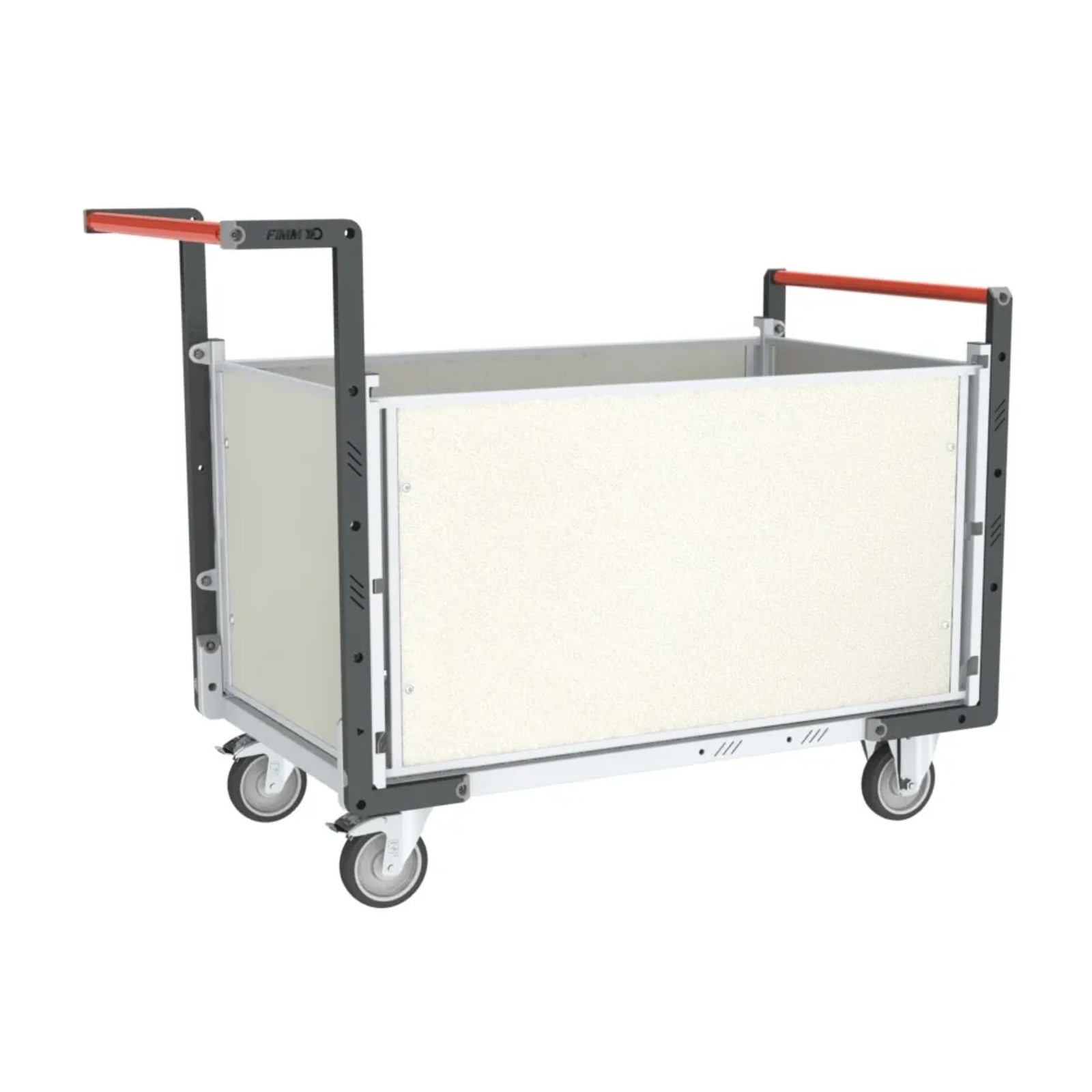Chariot modulaire 2 dossiers + 2 ridelles et plateau 1000x600 mm 250 kg - FIMM - 806724285
