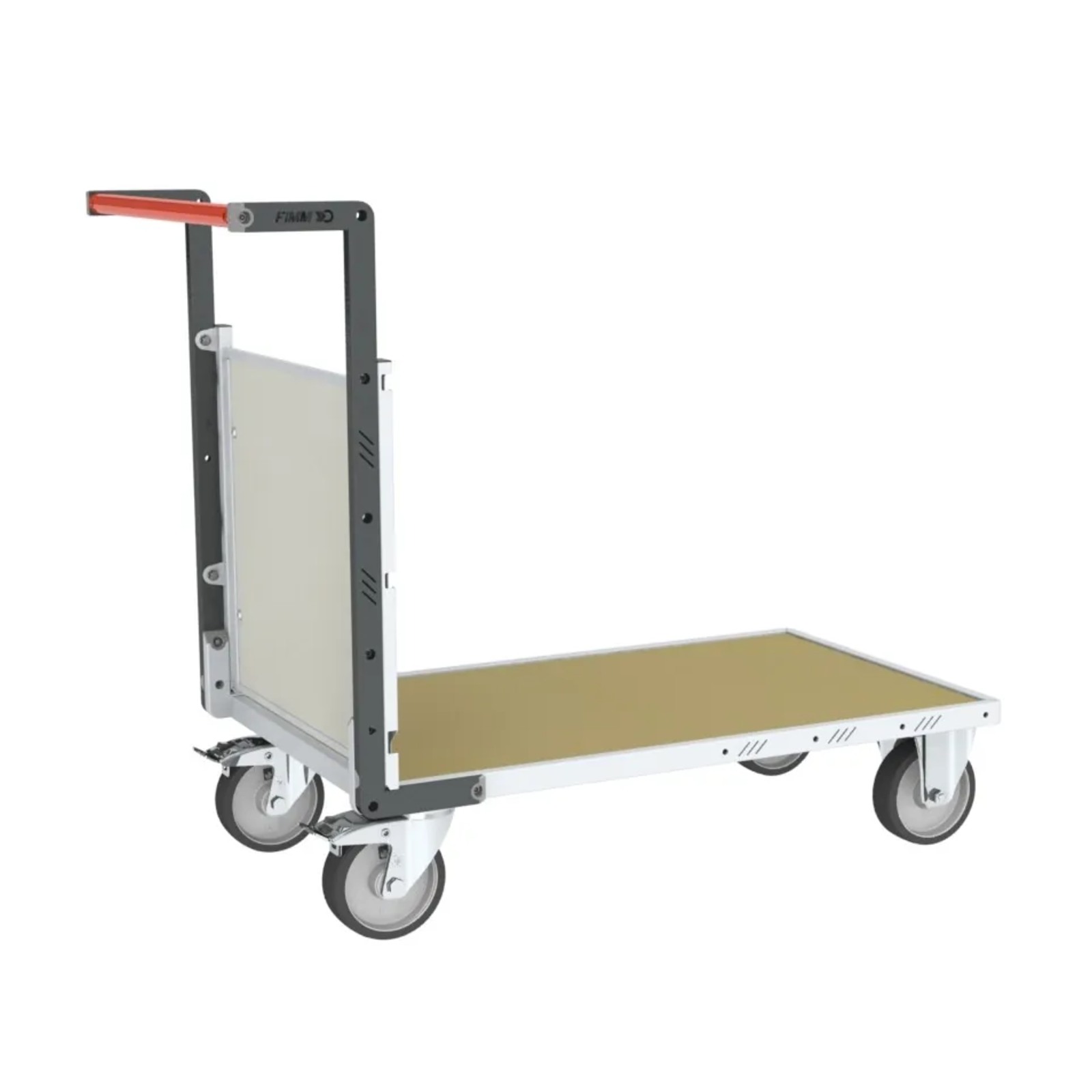 Chariot modulaire - 1 dossier, plateau bois médium 1000x600 mm 500 kg - FIMM - 806724571