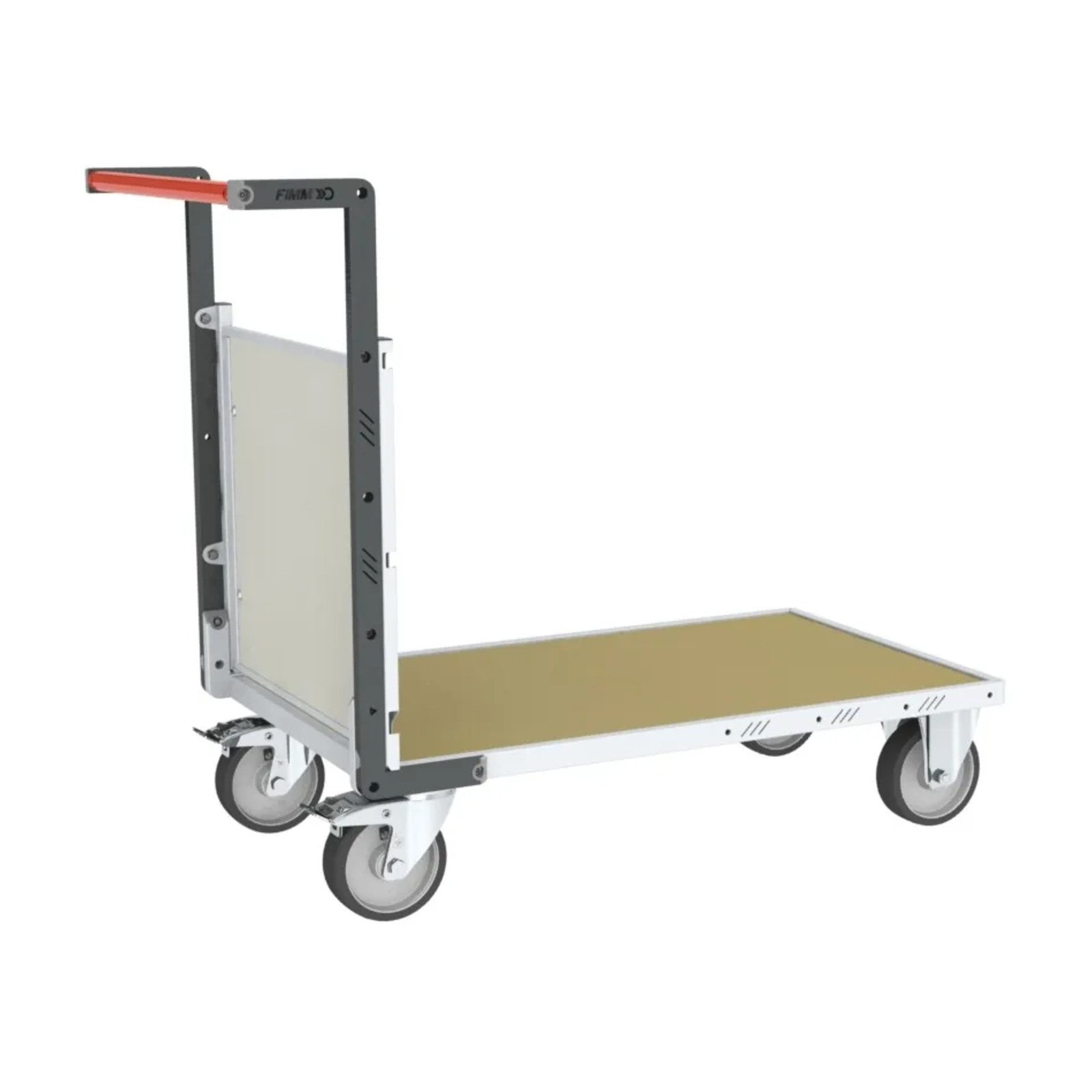 Chariot modulaire - 1 dossier + plateau bois médium 1200x800 mm 500 kg - FIMM - 806724671