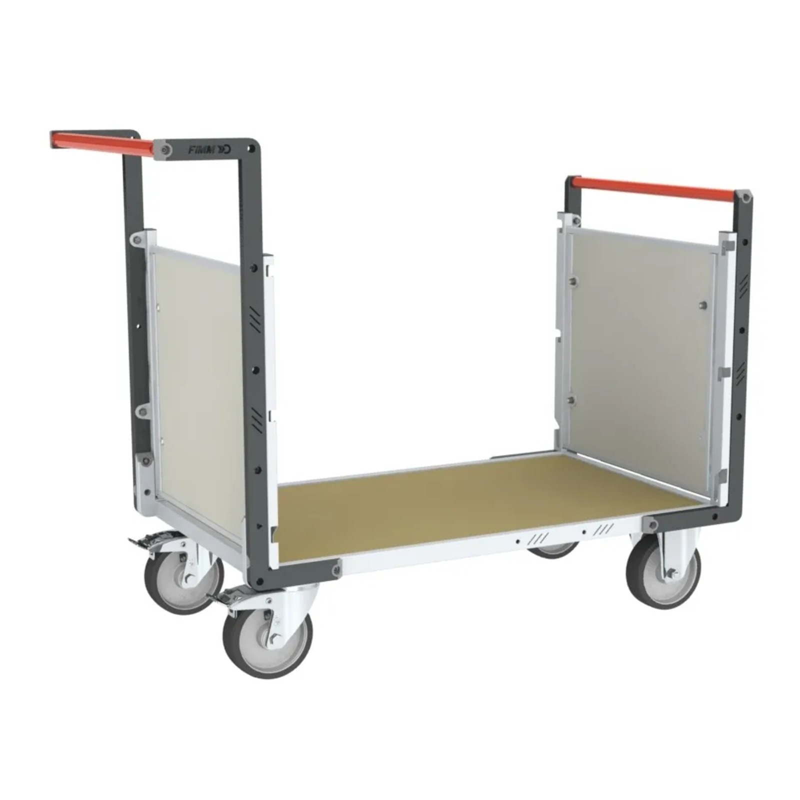 Chariot modulaire - 2 dossiers + plateau bois médium 1200x800 mm 500 kg - FIMM - 806724672
