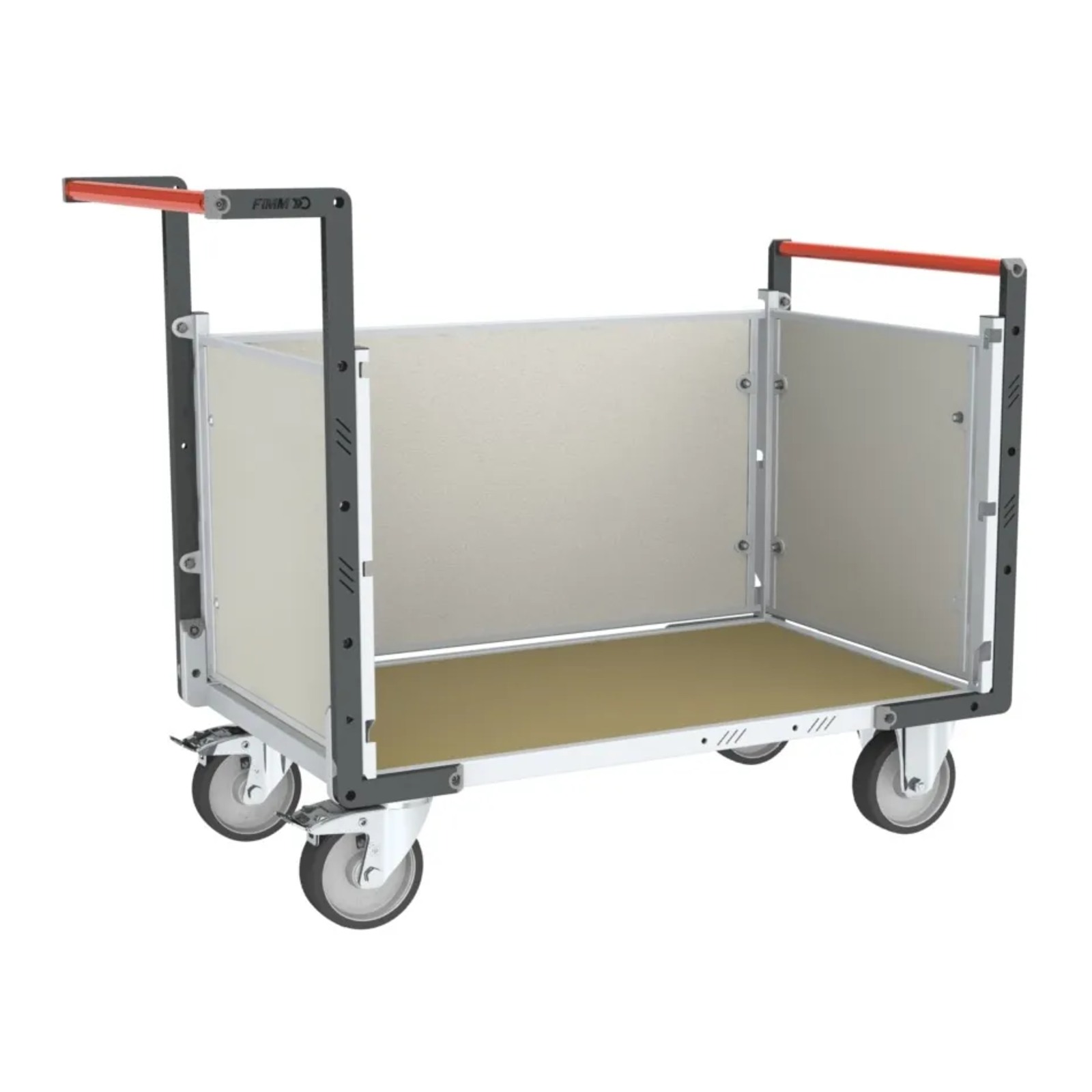 Chariot 2 dossiers + 1 ridelle et plateau 1200x800 mm 500 kg - FIMM - 806724674