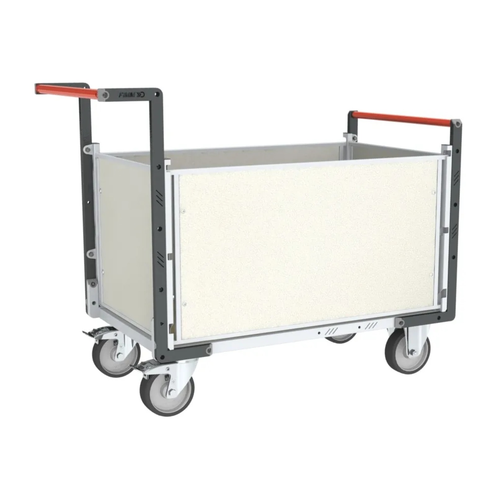 Chariot 2 dossiers + 2 ridelles et plateau 1200x800 mm 500 kg - FIMM - 806724675