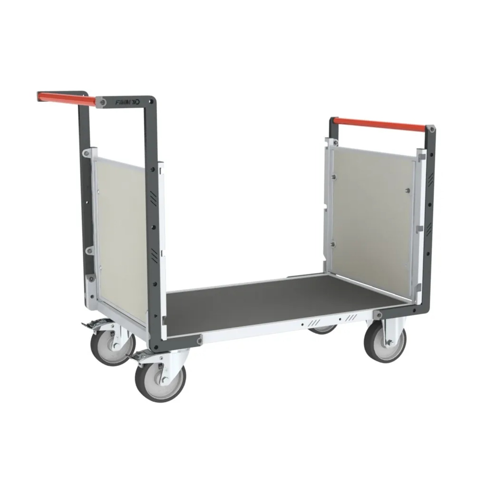 Chariot avec 2 dossiers et plateau 1200x800 mm 500 kg - FIMM - 806724692