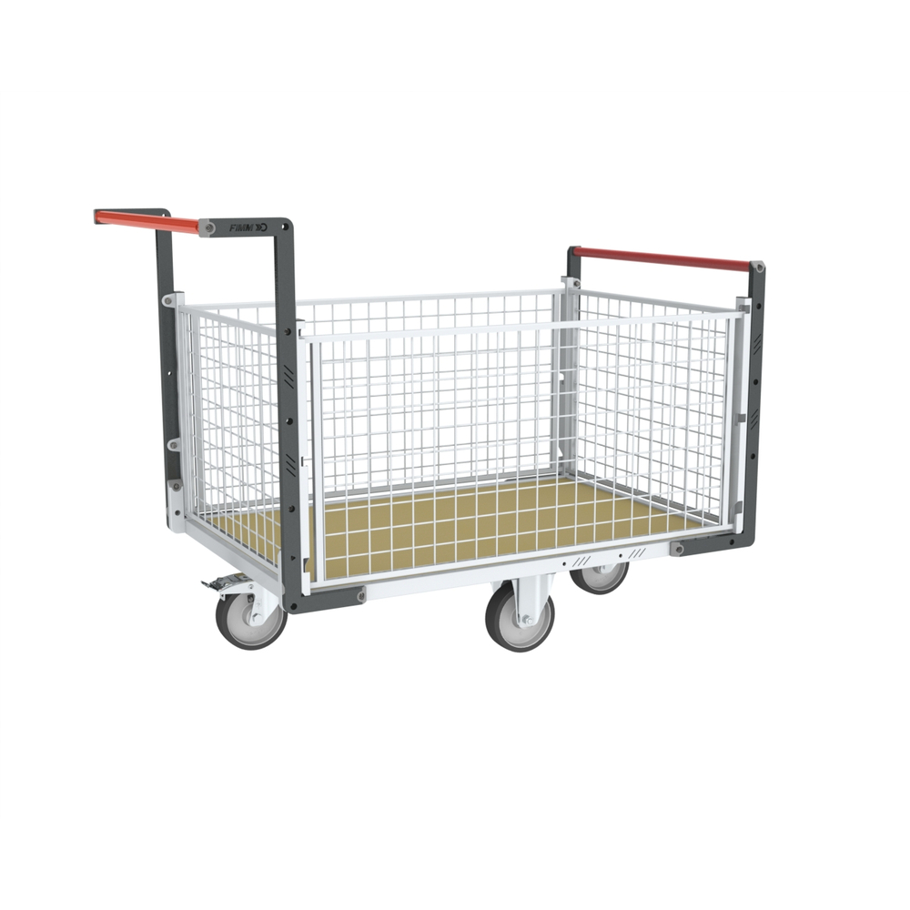 Chariot 2 dossiers + 2 ridelles et plateau 1200x800 mm 500 kg - FIMM - 806724745