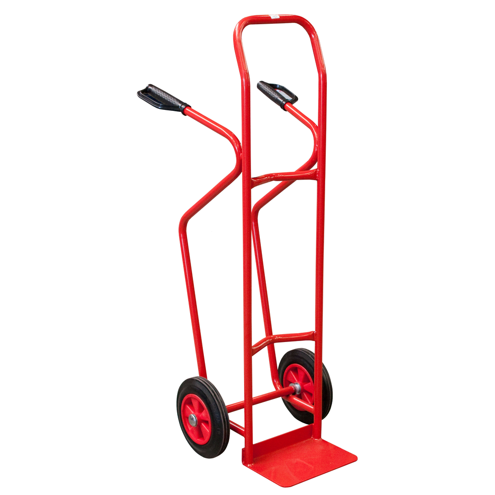Diable 250 kg charges hautes bavette fixe roues caoutchouc FIMM - 810000128