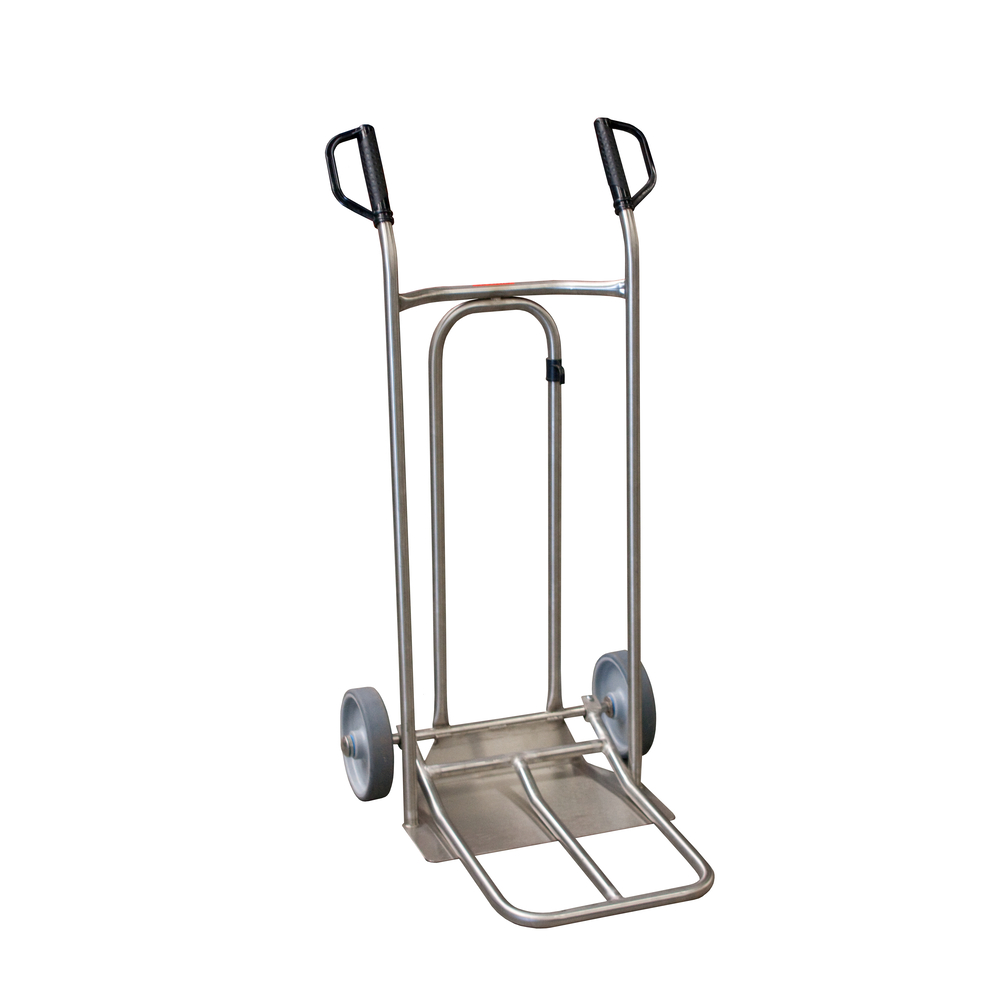 Diable inox bavette mixte 250 kg roues gris non tachant FIMM - 810007922