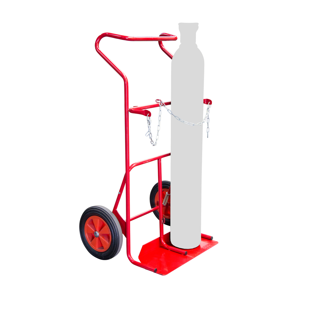 Diable 250 kg 2 bouteilles assisté roues pneumatiques FIMM - 810009647