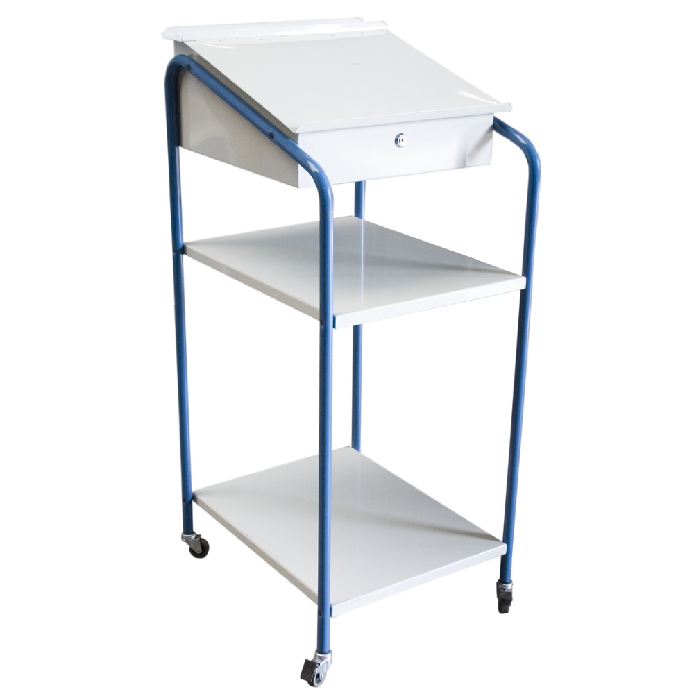 Pupitre atelier 2 étagères sur roulettes FIMM - 820005969