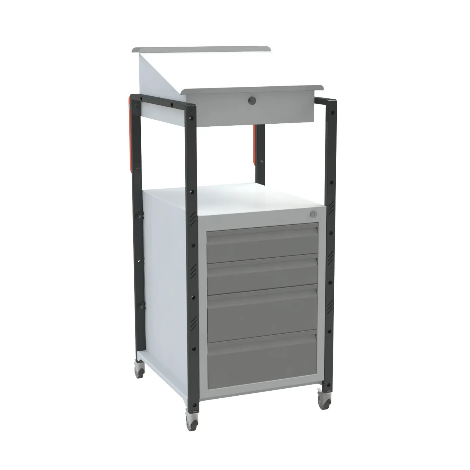 Pupitre atelier bloc 4 tiroirs sur roulettes FIMM - 820005971