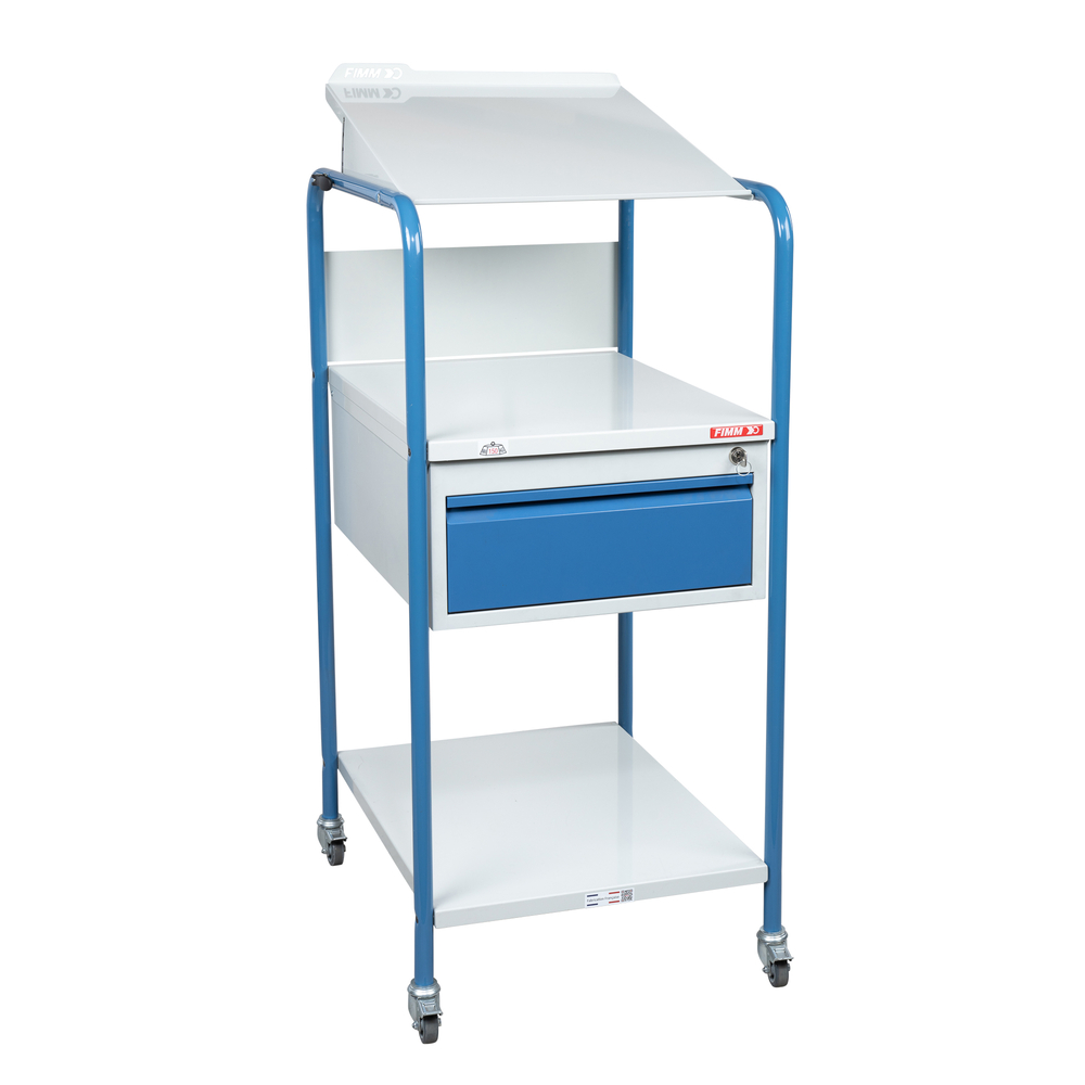 Pupitres d'atelier avec 2 plateaux +1 tiroir sur roulettes FIMM - 820005975