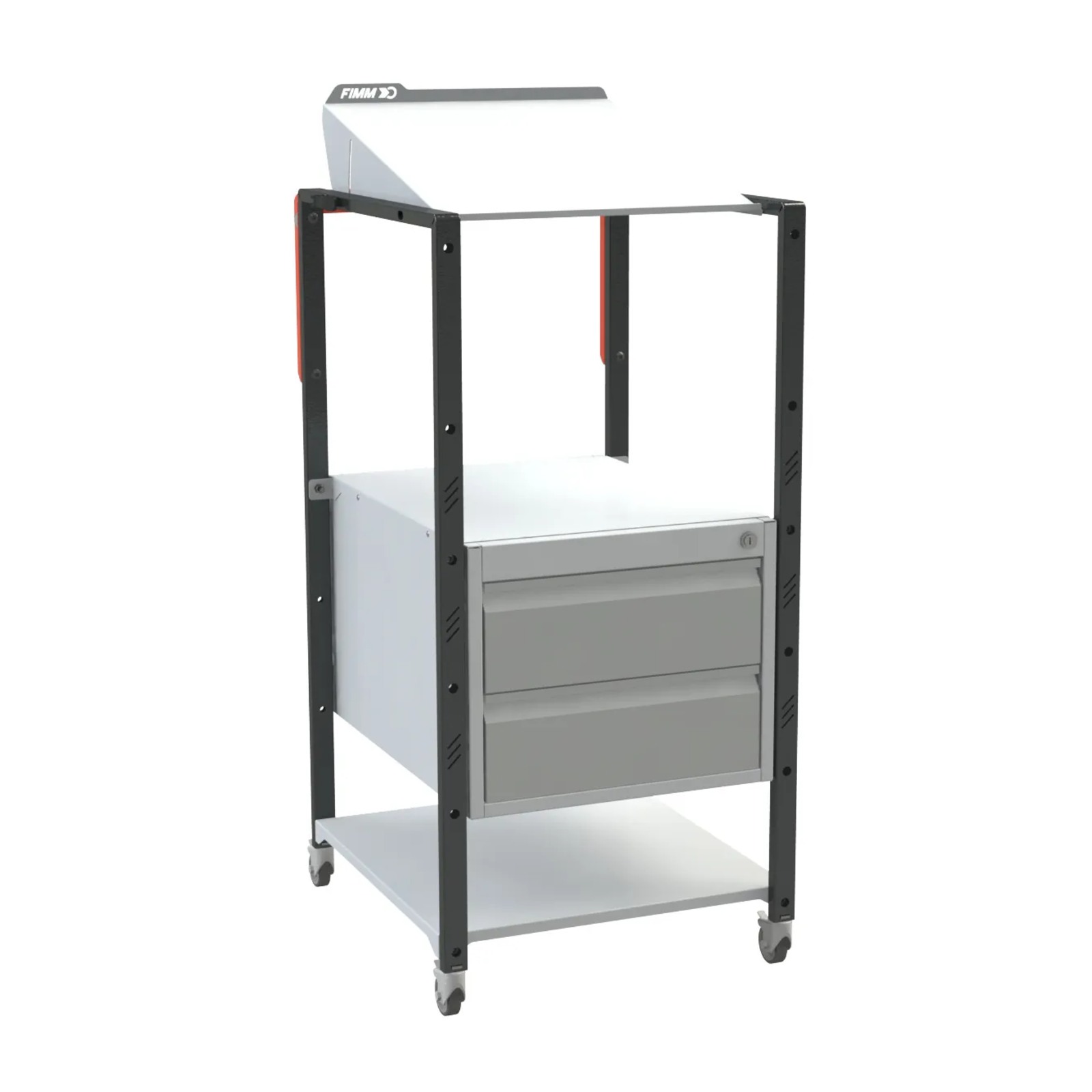 Pupitres d'atelier avec 2 plateaux + 2 tiroirs sur roulettes FIMM - 820005976