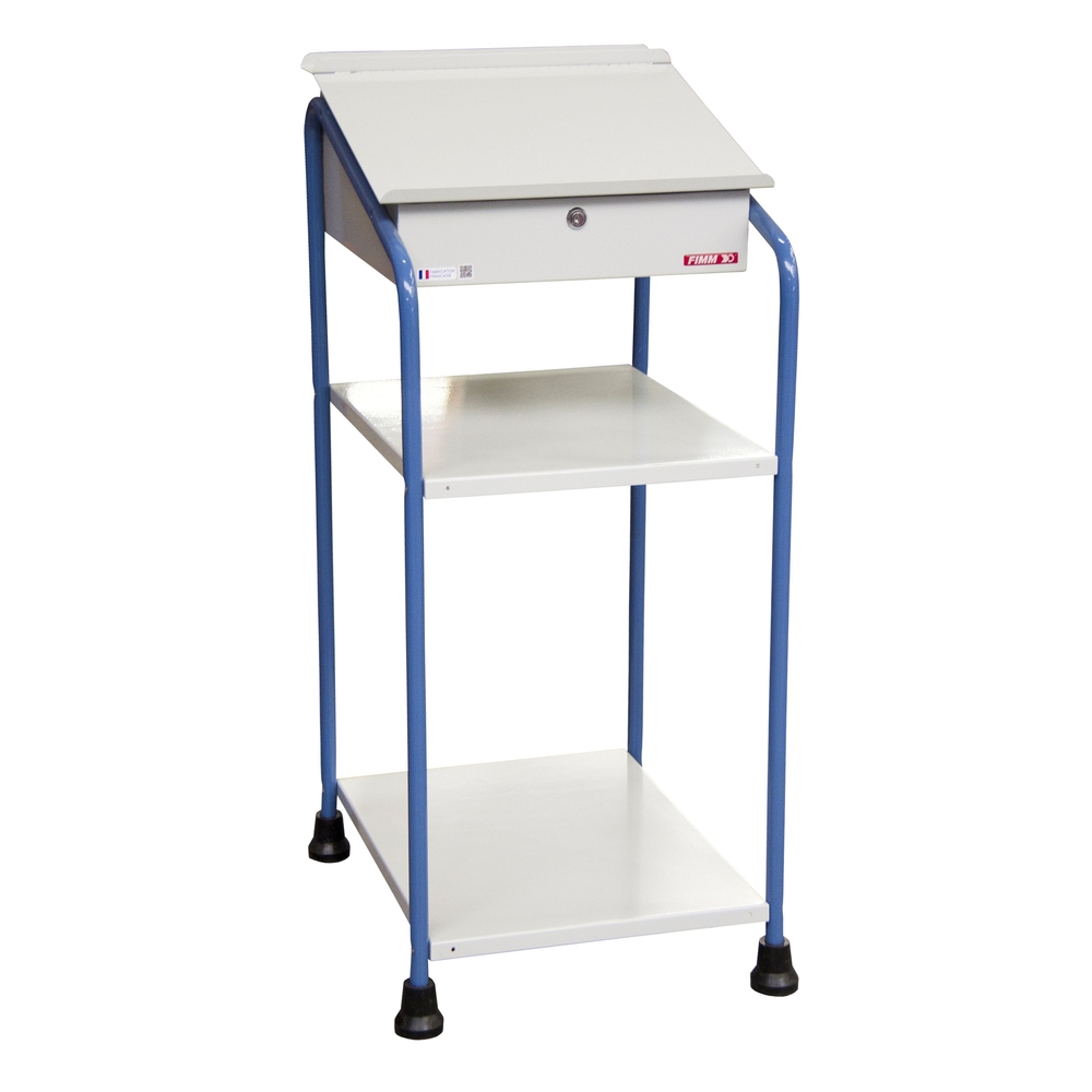 Pupitre atelier 2 étagères 4 patins caoutchouc FIMM - 820008487