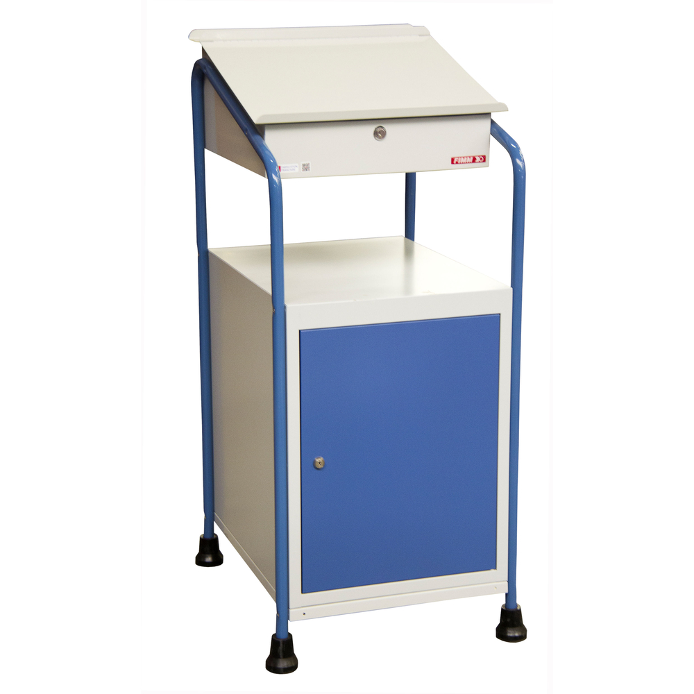 Pupitre atelier bloc 1 porte 4 patins caoutchouc FIMM - 820008488