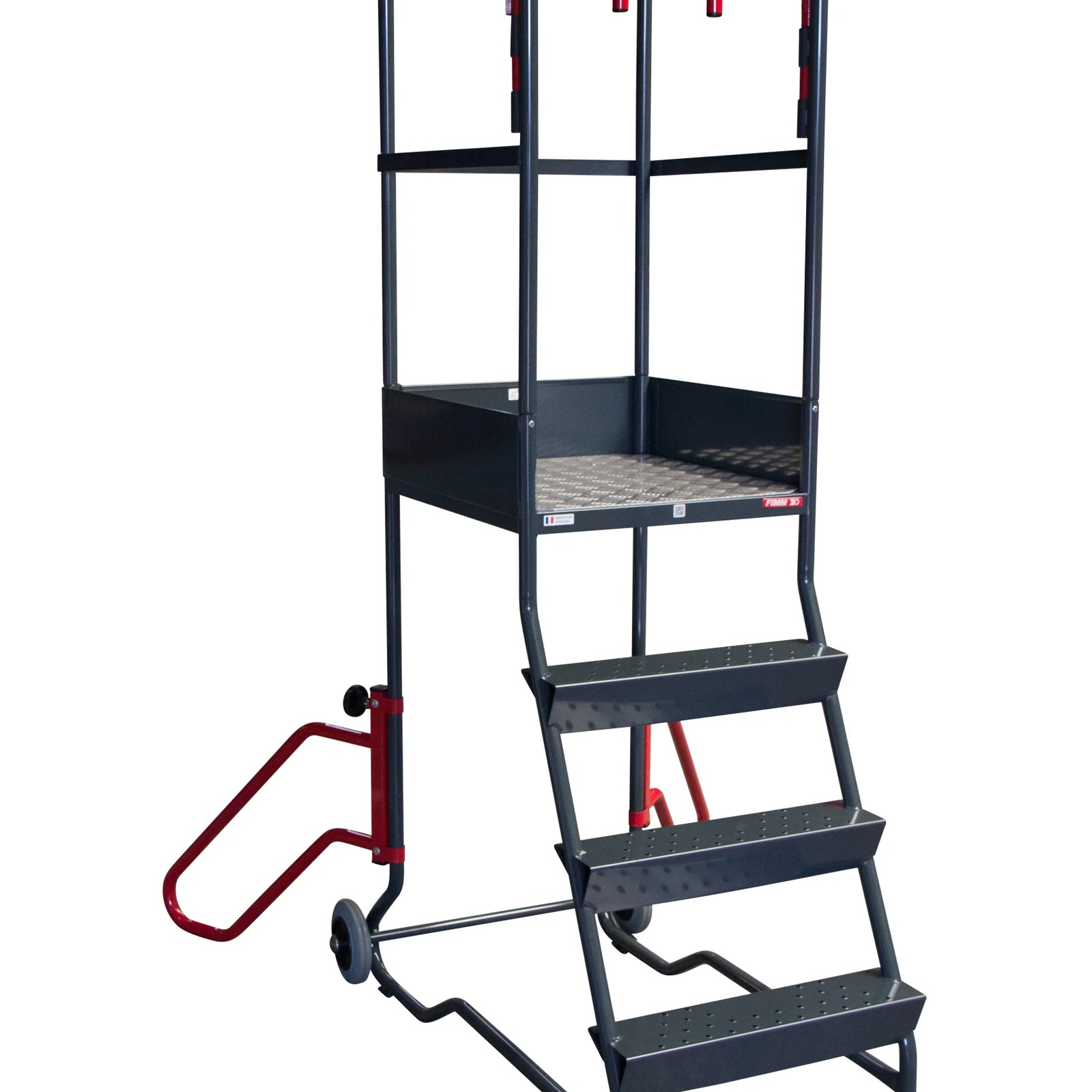 Plateforme de travail 150 kg acier 4 marches FIMM - 830006975