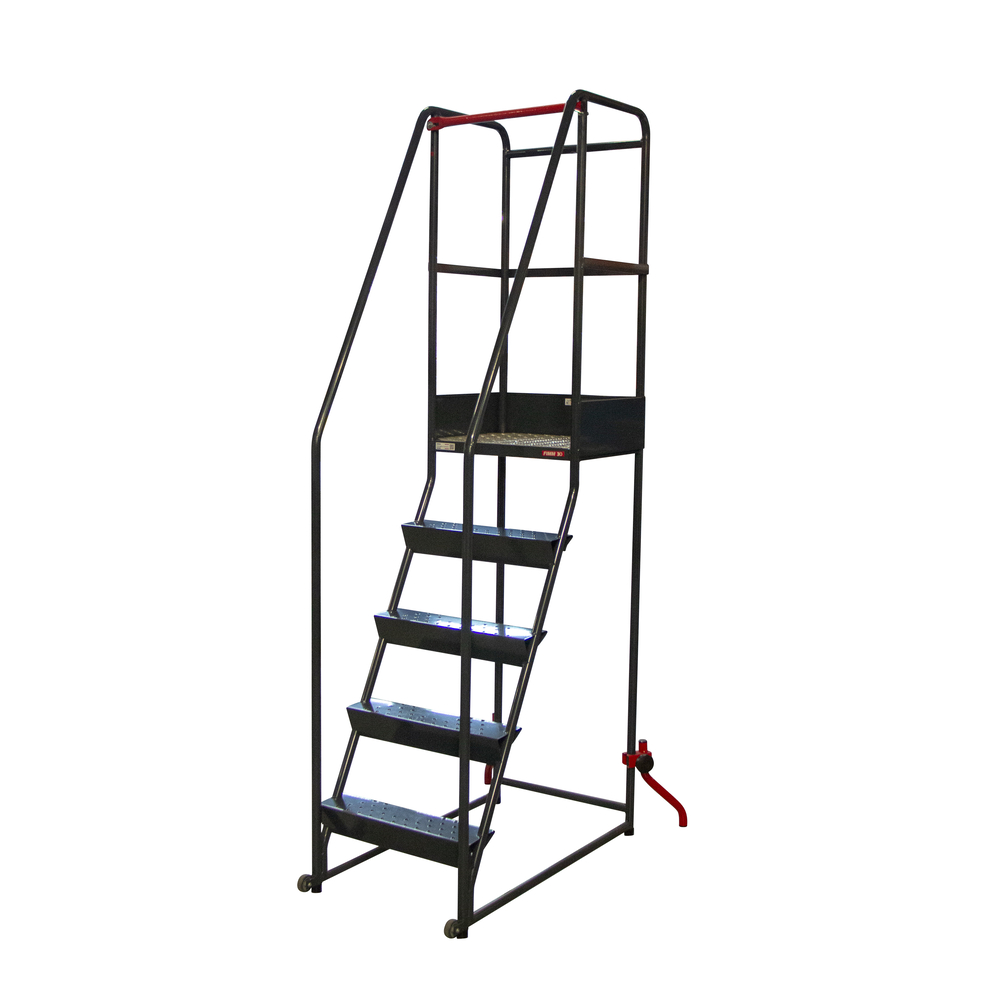 ESCABEAU FIMM ROULANT ÉTROIT EN ACIER 150 KG- 5 MARCHES- 830008730