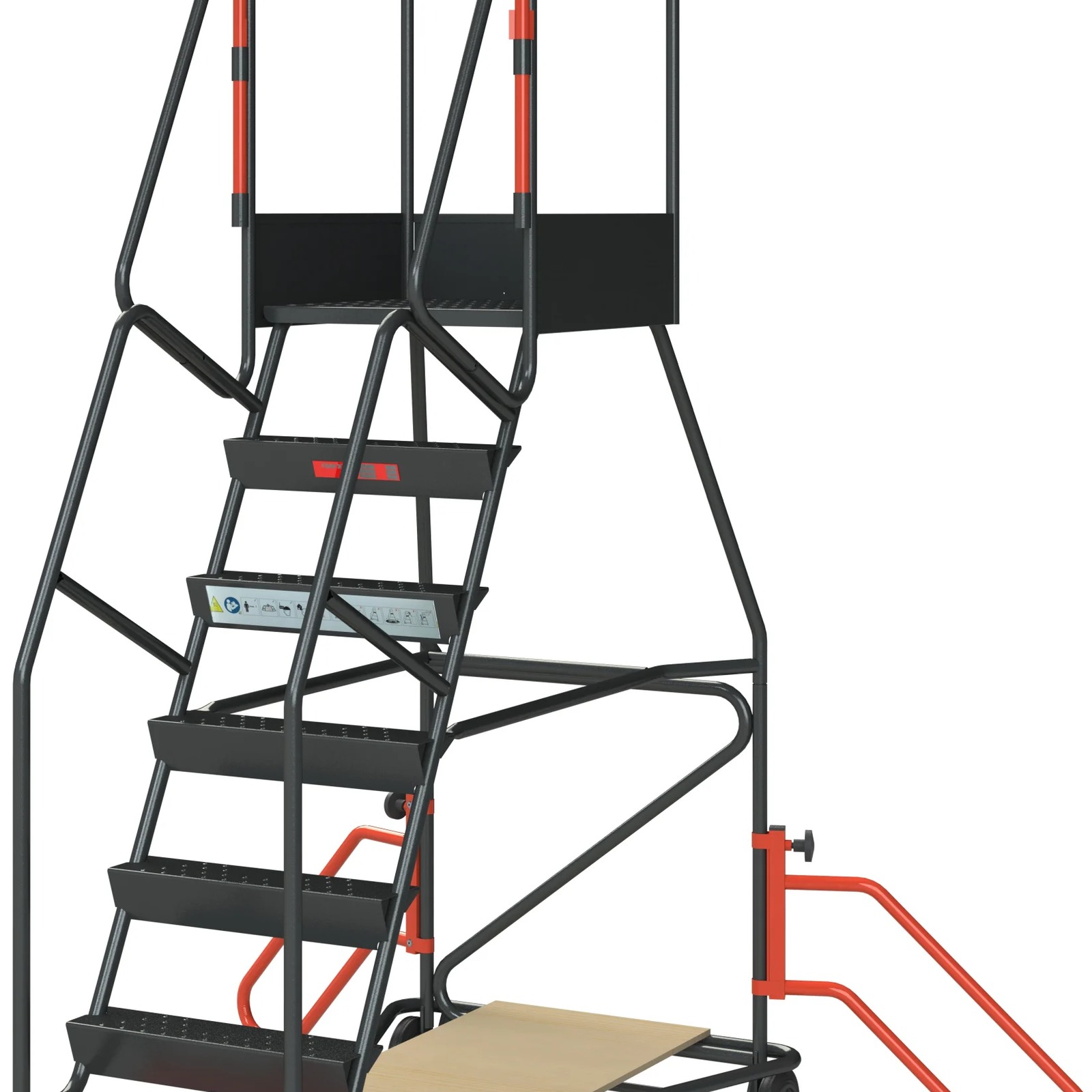 Escabeaux à immobilisation automatique 5 à 15 marches 150 kg - 7 FIMM - 830008812
