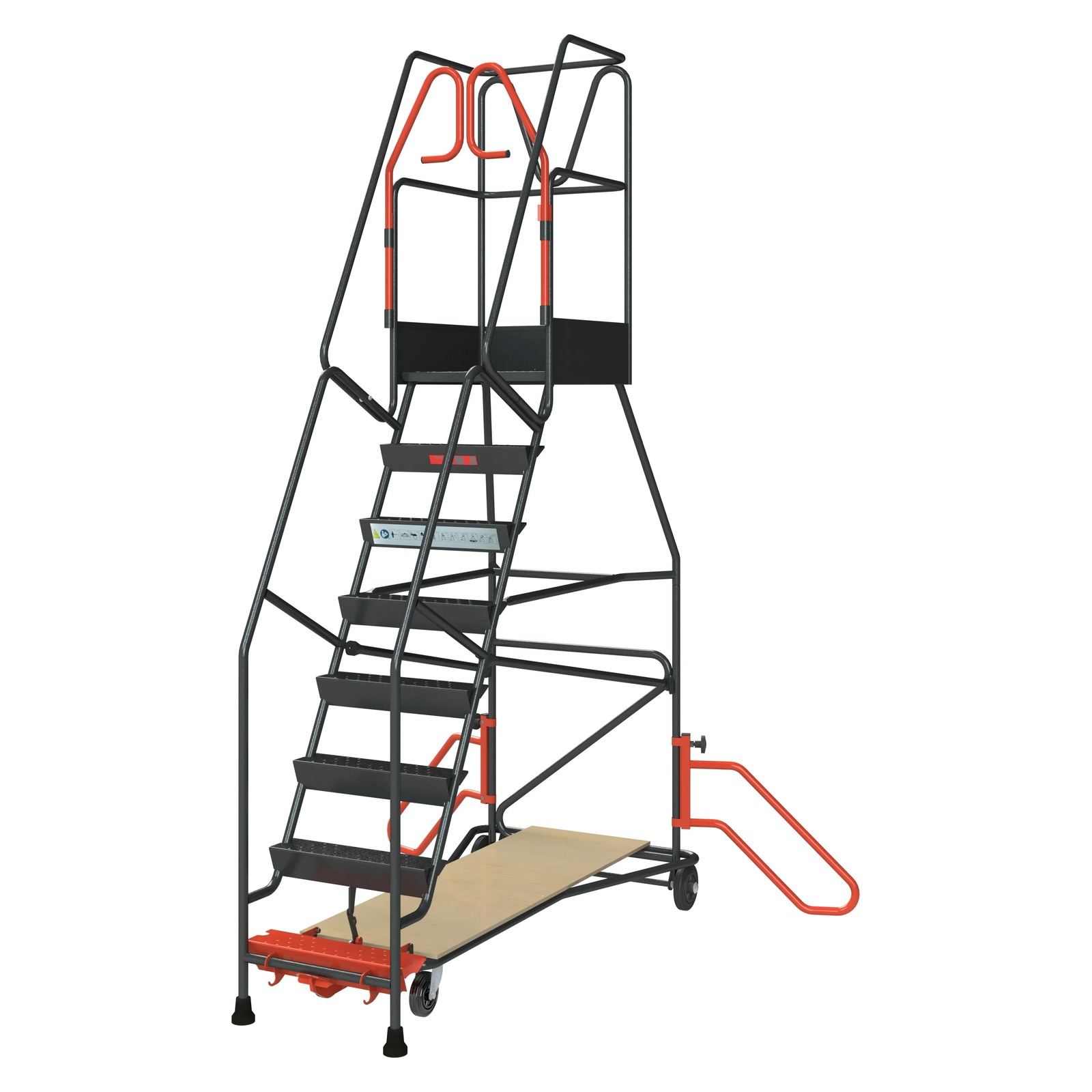 Escabeaux à immobilisation automatique 5 à 15 marches 150 kg - 8 FIMM - 830008813