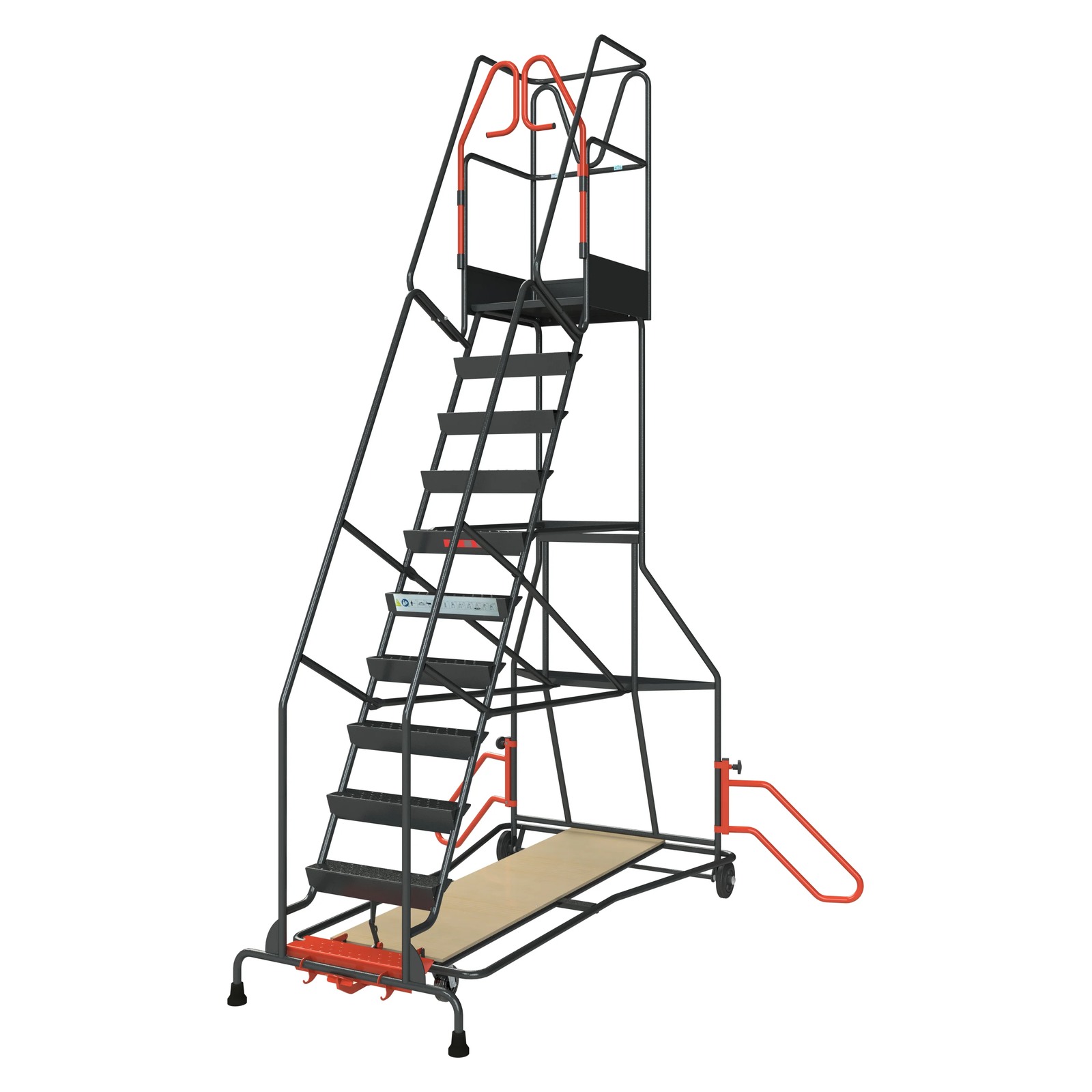 Escabeaux à immobilisation automatique 5 à 15 marches 150 kg - 11 FIMM - 830008816