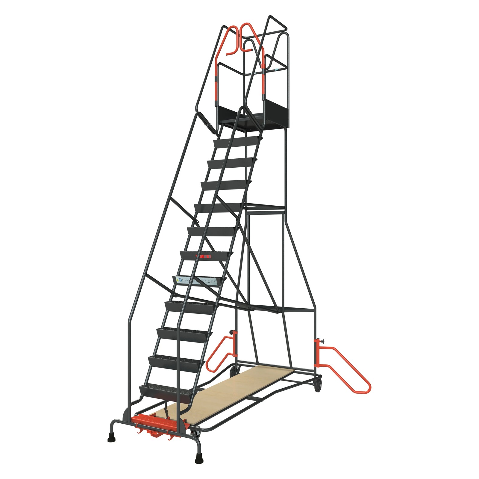 Escabeaux à immobilisation automatique 5 à 15 marches 150 kg - 13 FIMM - 830008818