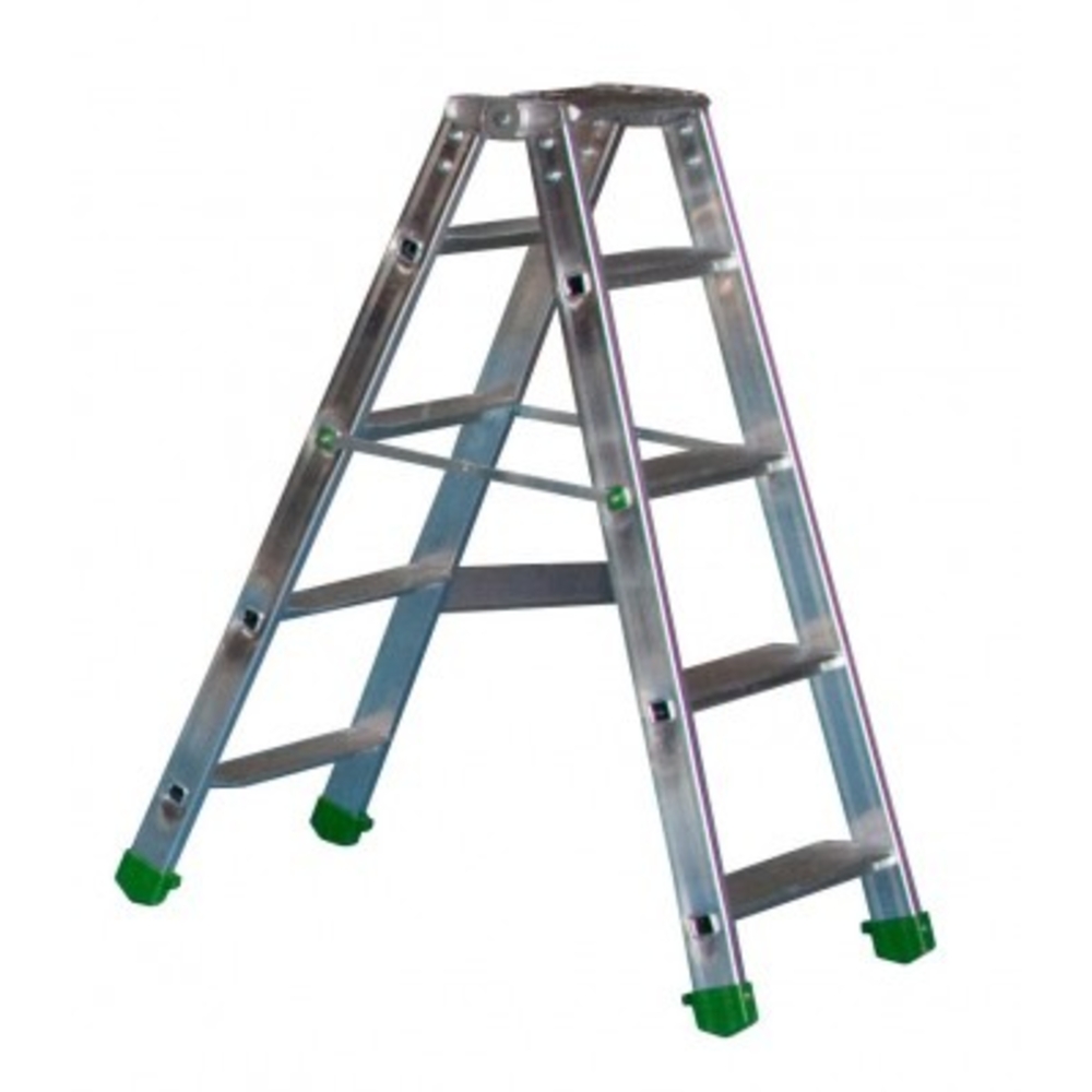 Marchepied alu 5 marches double accès - FIMM - 835007644