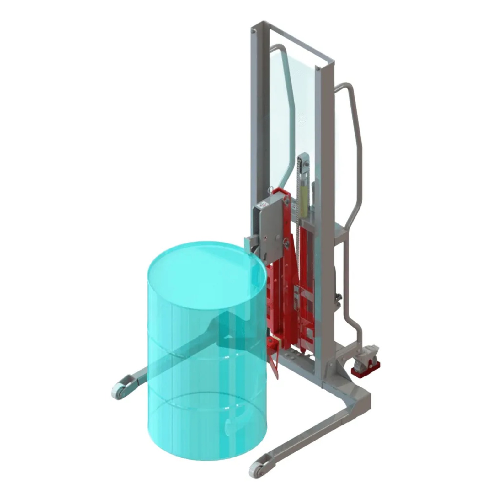 ÉLÉVATEUR À FÛTS 300 KG pour fûts métalliques et plastiques à rebord FIMM- 840008471