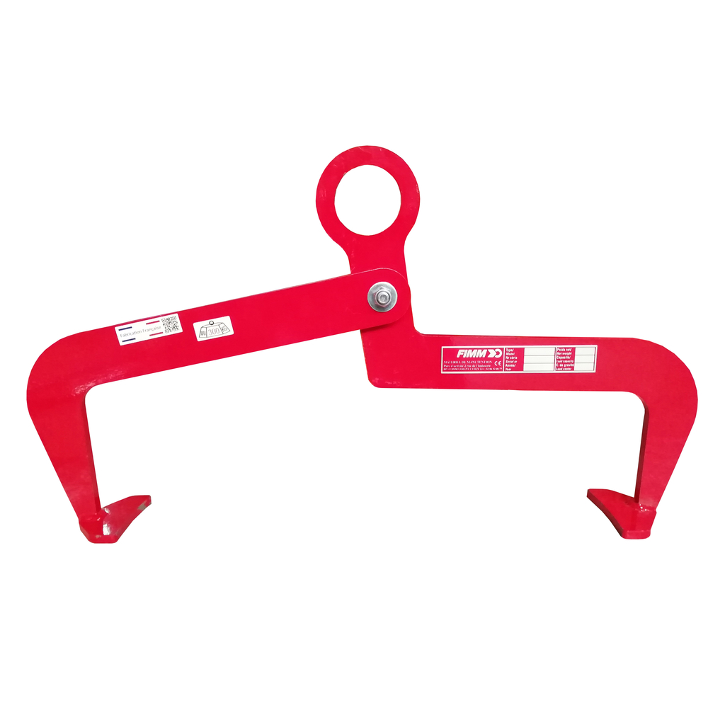 Pince manuelle pour fûts métal ou plastique à rebord 300 kg FIMM - 840009378