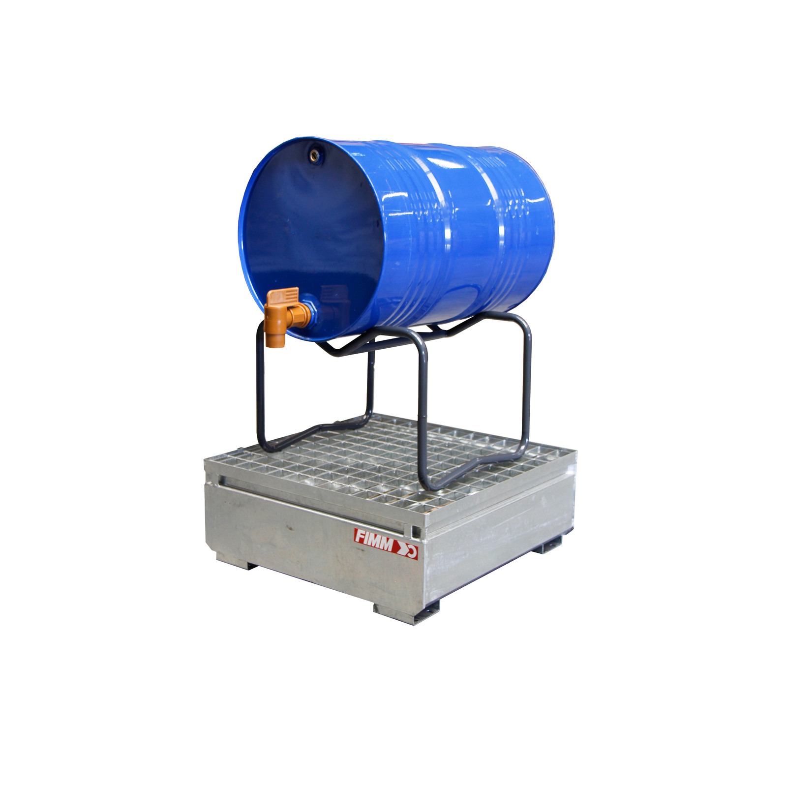 Bac de rétention 2 fûts 220 L acier galvanisé 830x1230x330 FIMM - 845006628