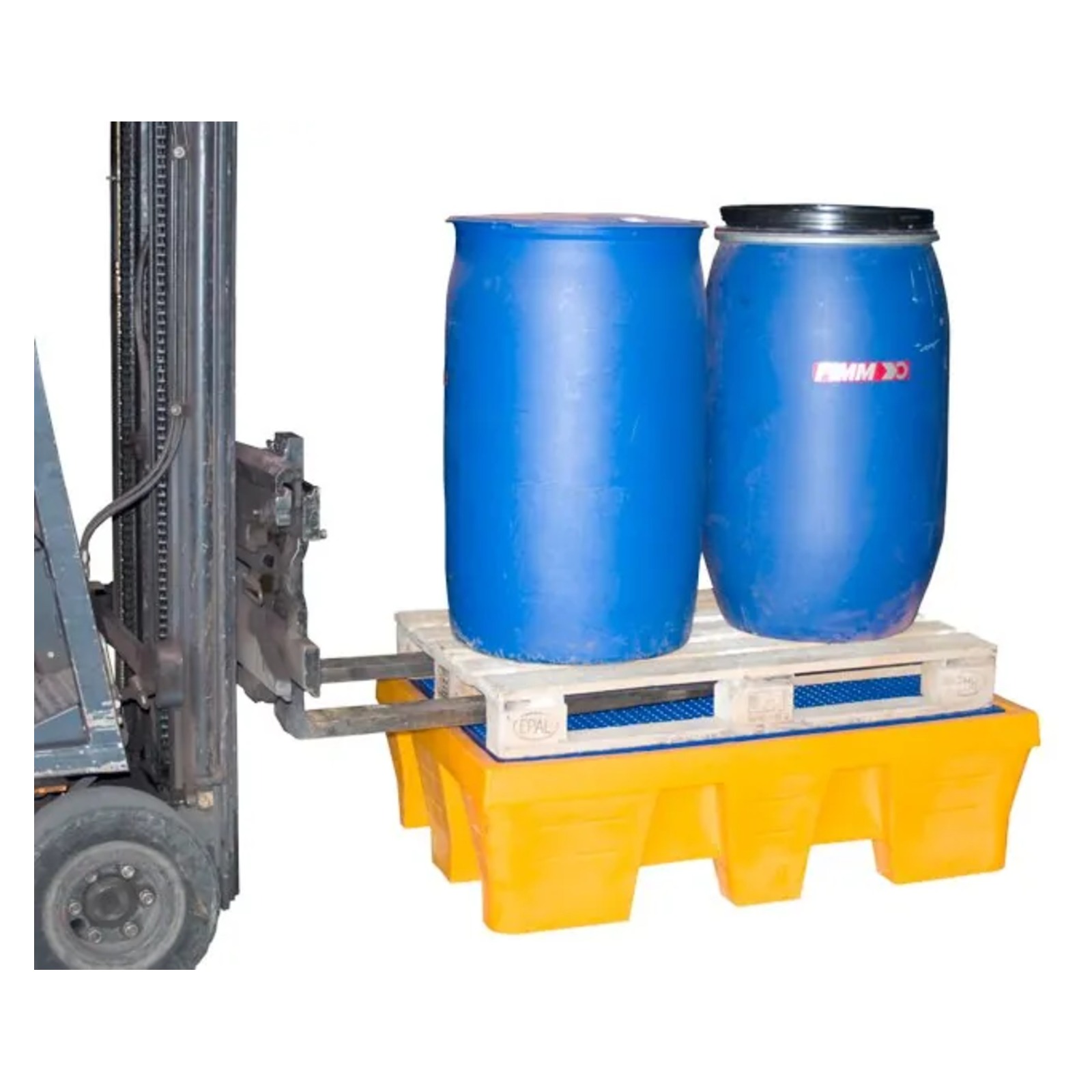 Bac en PEHD 2 fûts 240 L 1310 x 910 x 380 mm FIMM - 845006629