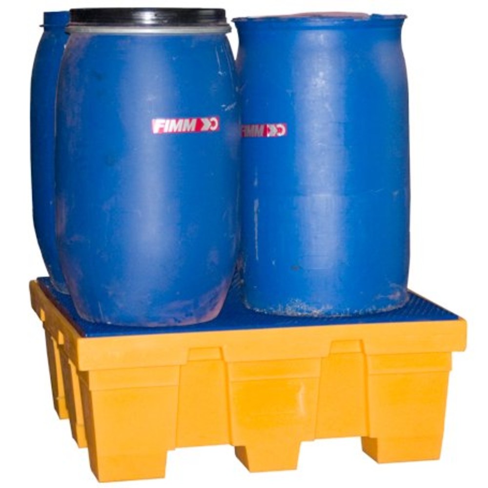 Bac en PEHD 4 fûts 450 L 1250 x 1250 x 475 mm FIMM - 845006632