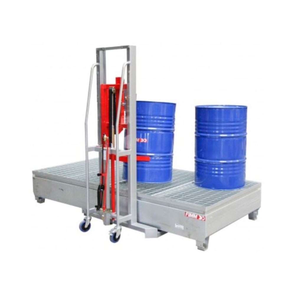 Bac de rétention 8 fûts 1000L acier galvanisé FIMM - 845006637