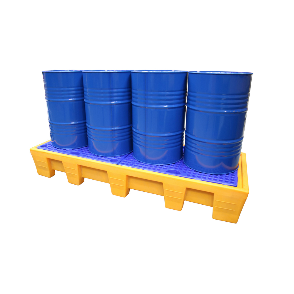 Bac en PEHD 4 fûts 450 L 2480 x 900 x 380 mm FIMM - 845006656