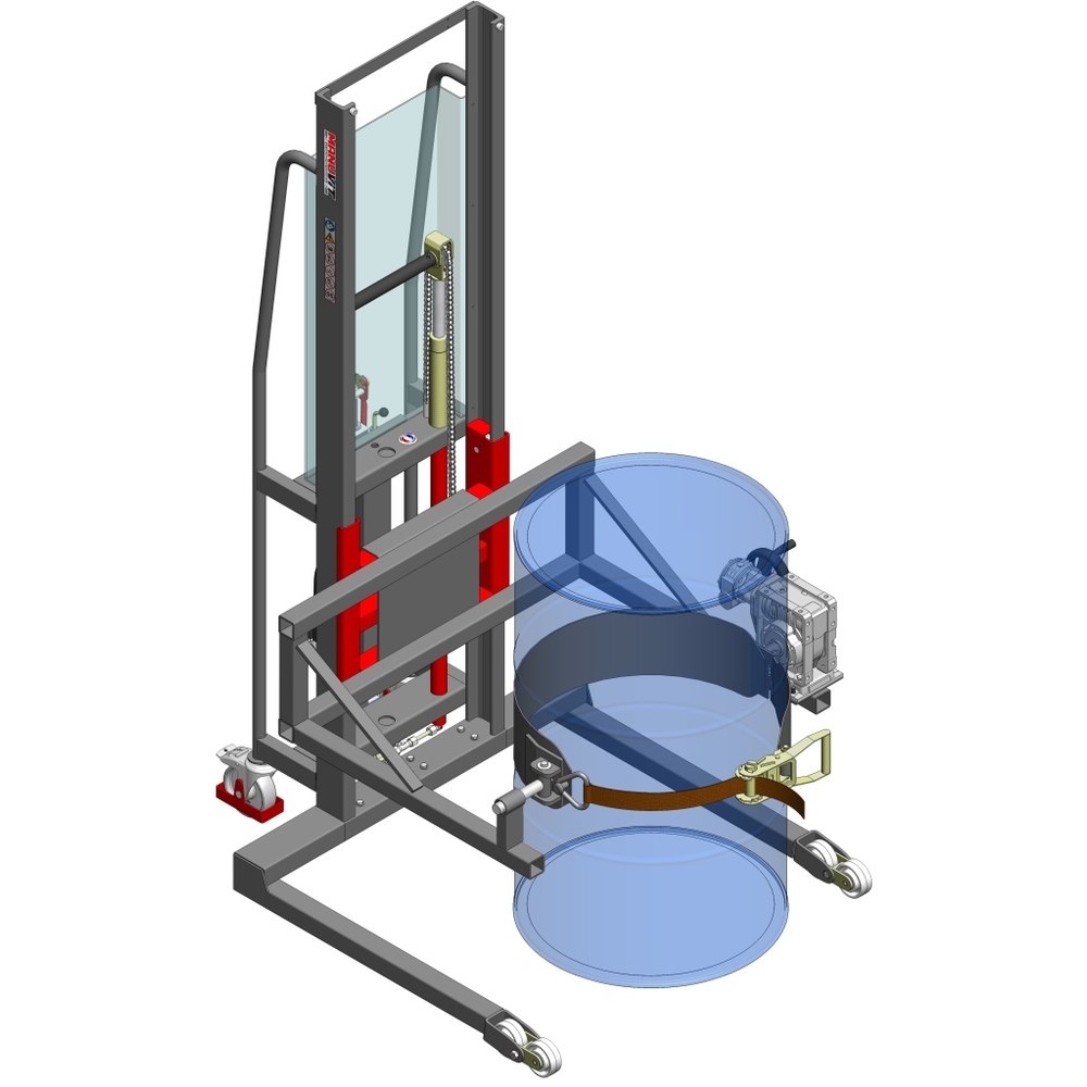 Gerbeur Levfix manuel 600 kg encadrant retourneur fût FIMM - 845008018