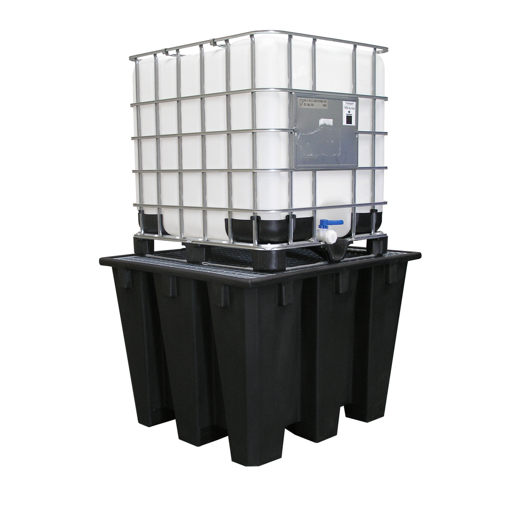 Bac PE recyclé 1 transicuve caillebotis acier galvanisé FIMM - 845009506