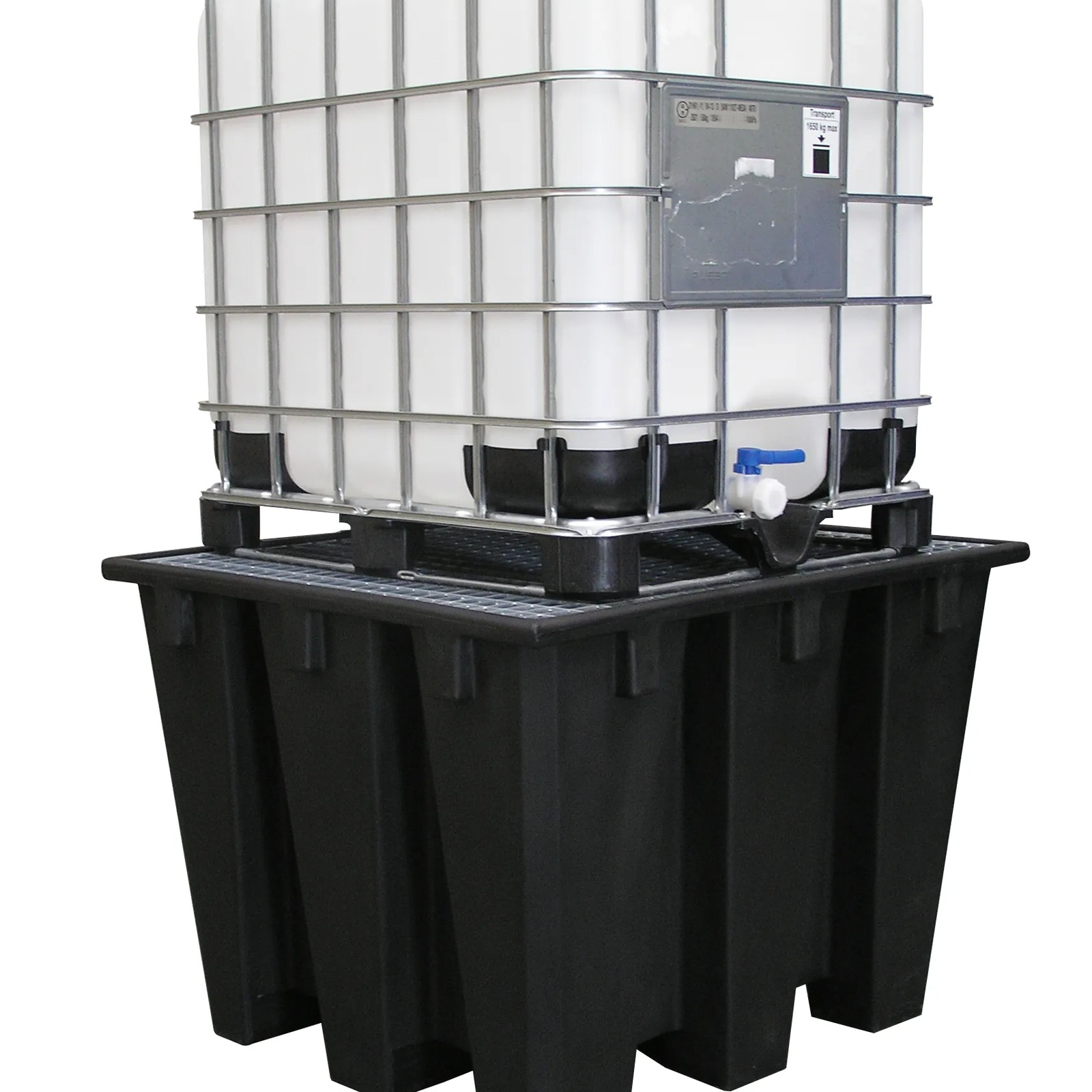 Bac PE recyclé 1 transicuve caillebotis acier galvanisé FIMM - 845009506