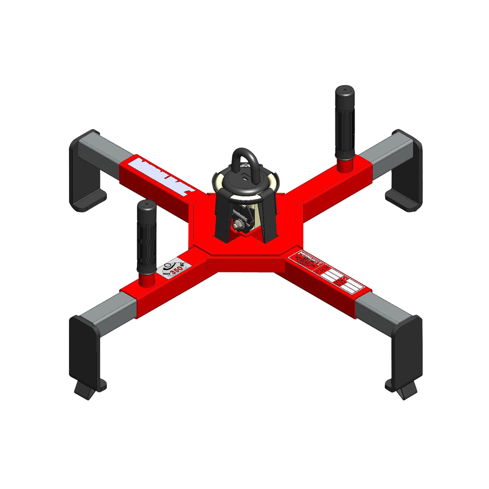 Pince automatique 4 points fût métal ou plastique 350 kg FIMM - 845010415