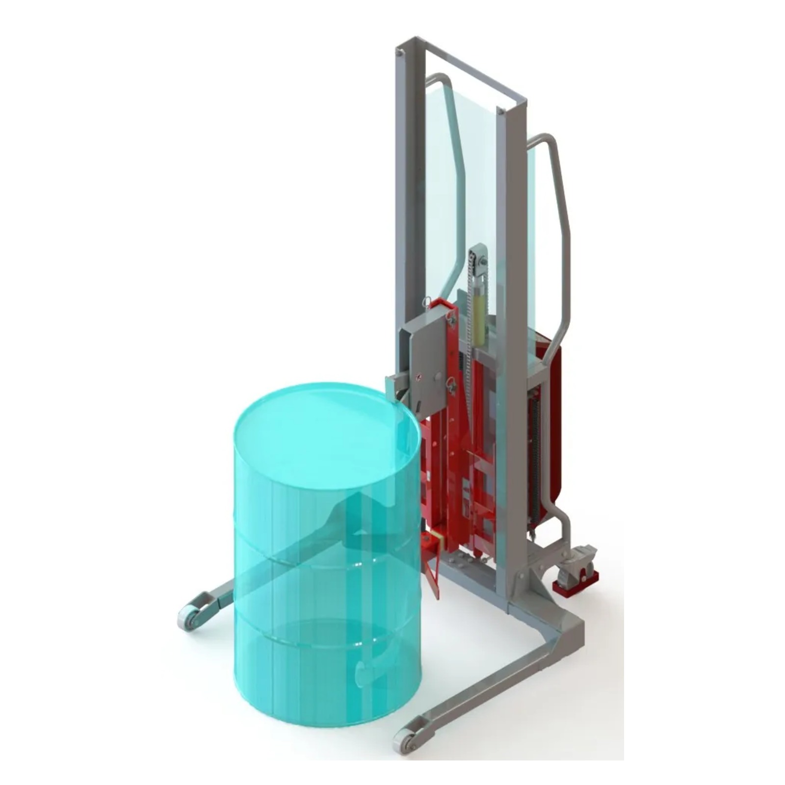 Gerbeur Levfix à levée électrique avec pince automatique 1 fût 300 kg - FIMM - 845010482