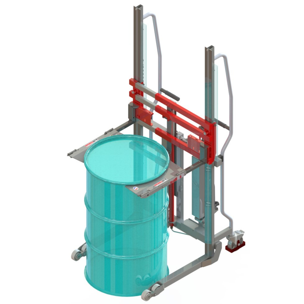 Gerbeur Lev à levée manuelle avec accessoire plaques inclinables - 120 kg - FIMM - 845010501