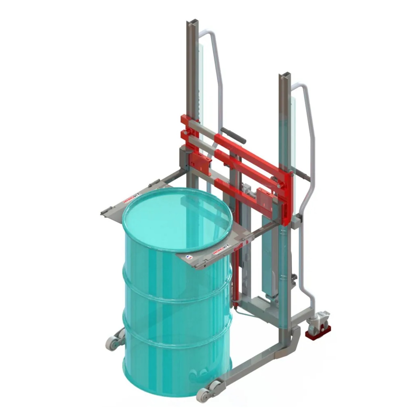 Gerbeur Lev à levée manuelle avec accessoire plaques inclinables - 120 kg - FIMM - 845010501