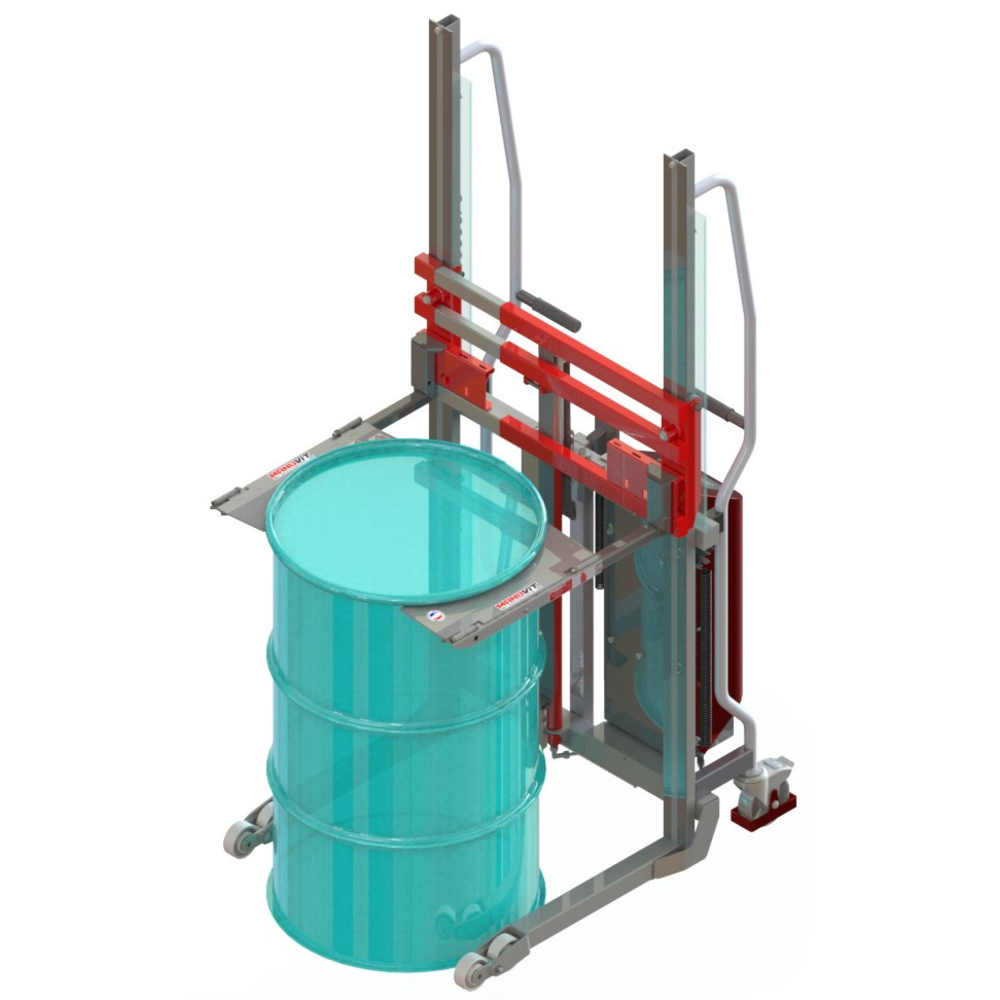 Gerbeur Lev à levée électrique avec accessoire plaques inclinables - 120 kg - FIMM - 845010504