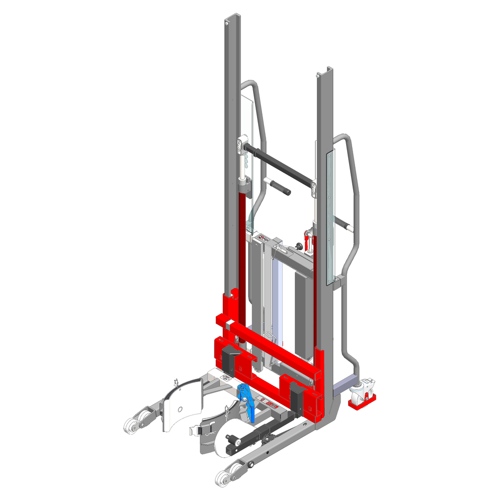 Gerbeur Lev à levée manuelle avec accessoire Rotofûts - 350 kg - FIMM - 845010510
