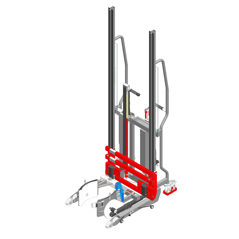 Gerbeur Lev à levée manuelle avec accessoire Rotofûts - 120 kg - FIMM - 845010511