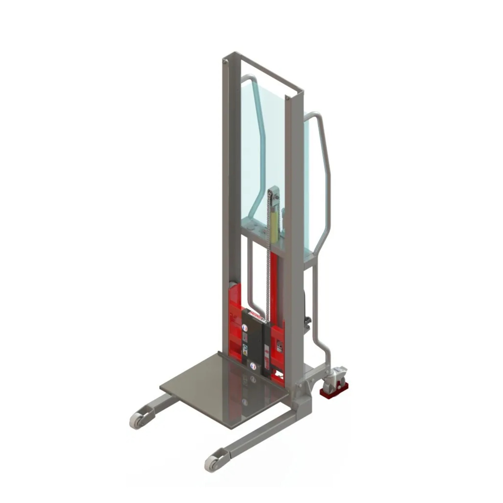 Gerbeur Levfix300 à levée manuelle avec plateau simple inox, 100 kg - FIMM - 855000967